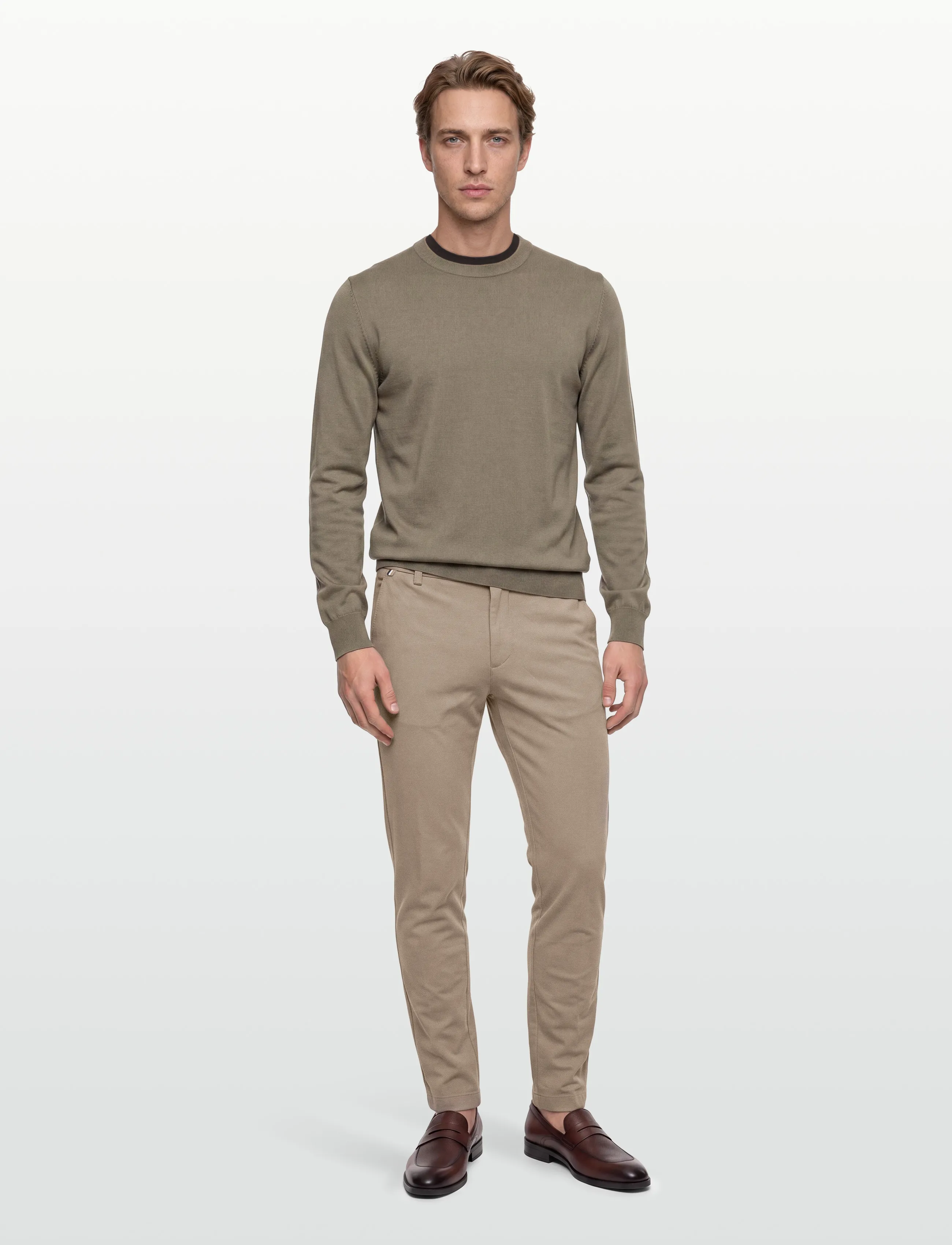 BOSS H-Kaiton1, 32 x 32, Trousers, Beige - Chinos, Männerswear