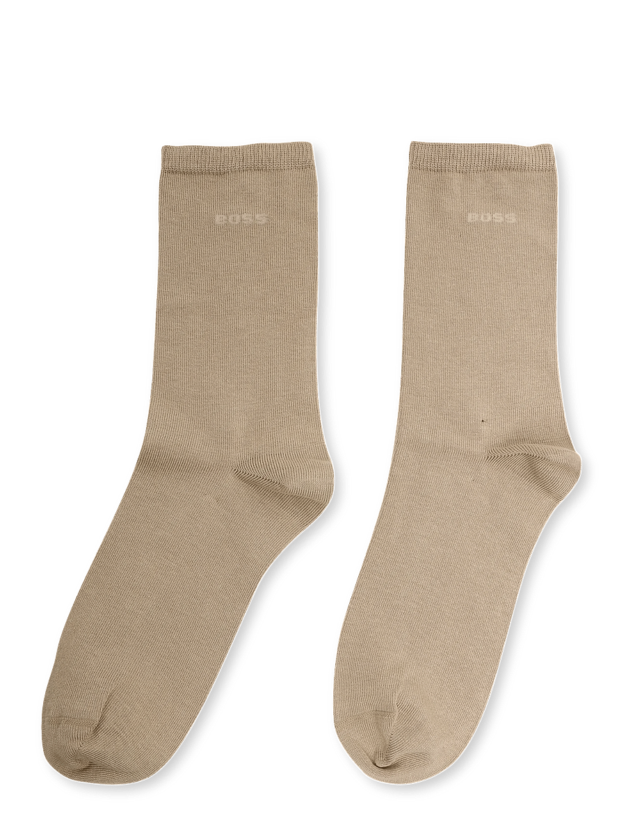 BOSS - 2P RS Uni Logo CC W - normale socken - medium beige - 1