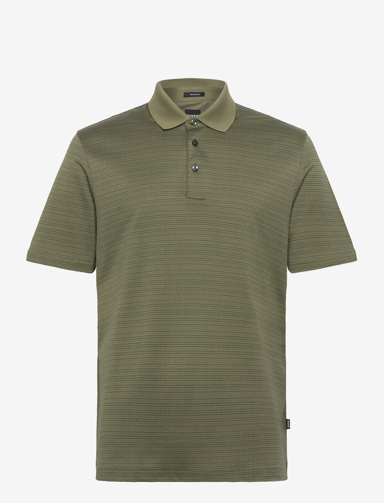 BOSS - H-Parris 102 - short-sleeved polos - medium green - 0