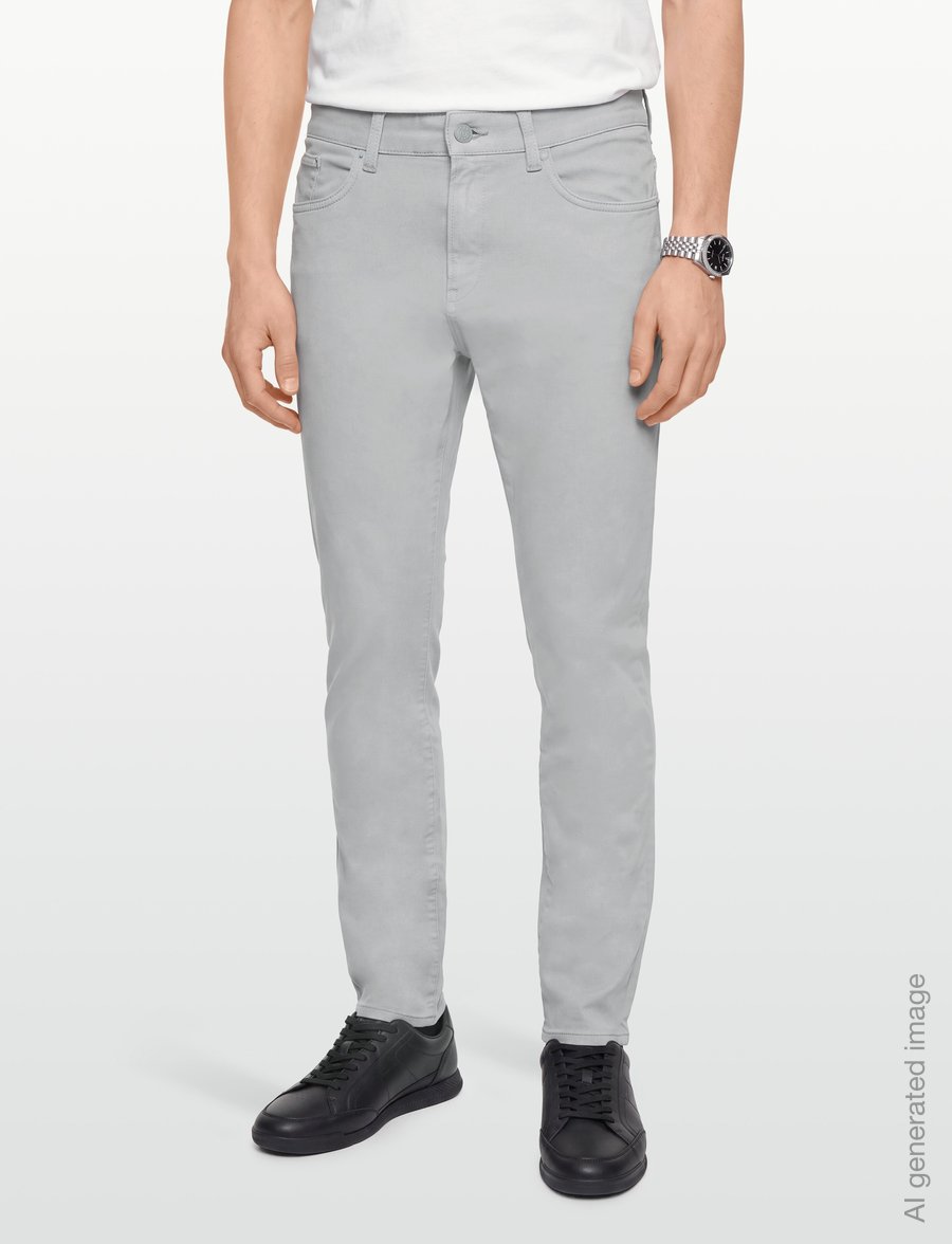 BOSS - H-Delaware5 - casual trousers - silver - 3