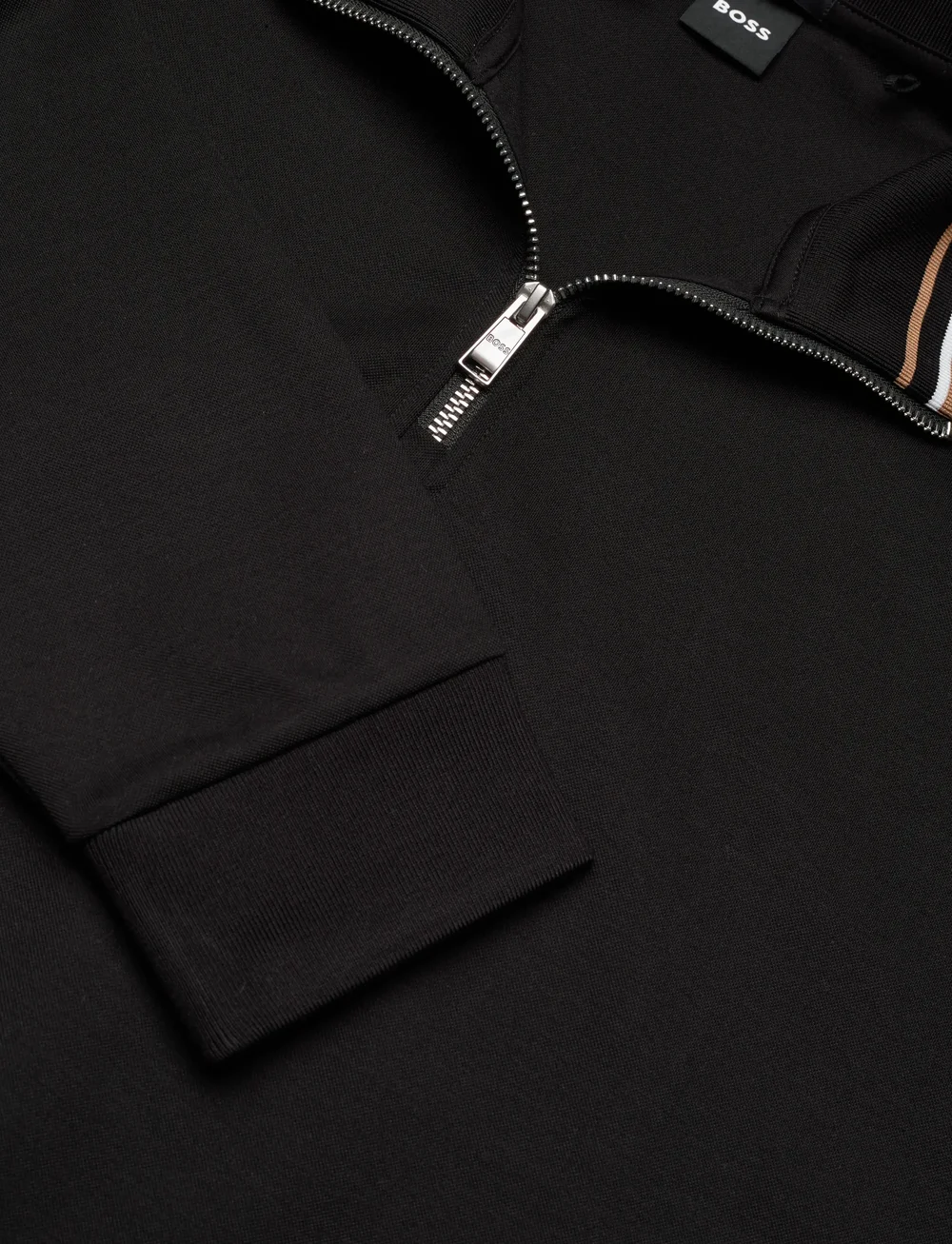 BOSS - H-Stimmann 109 - half zip jumpers - black - 2