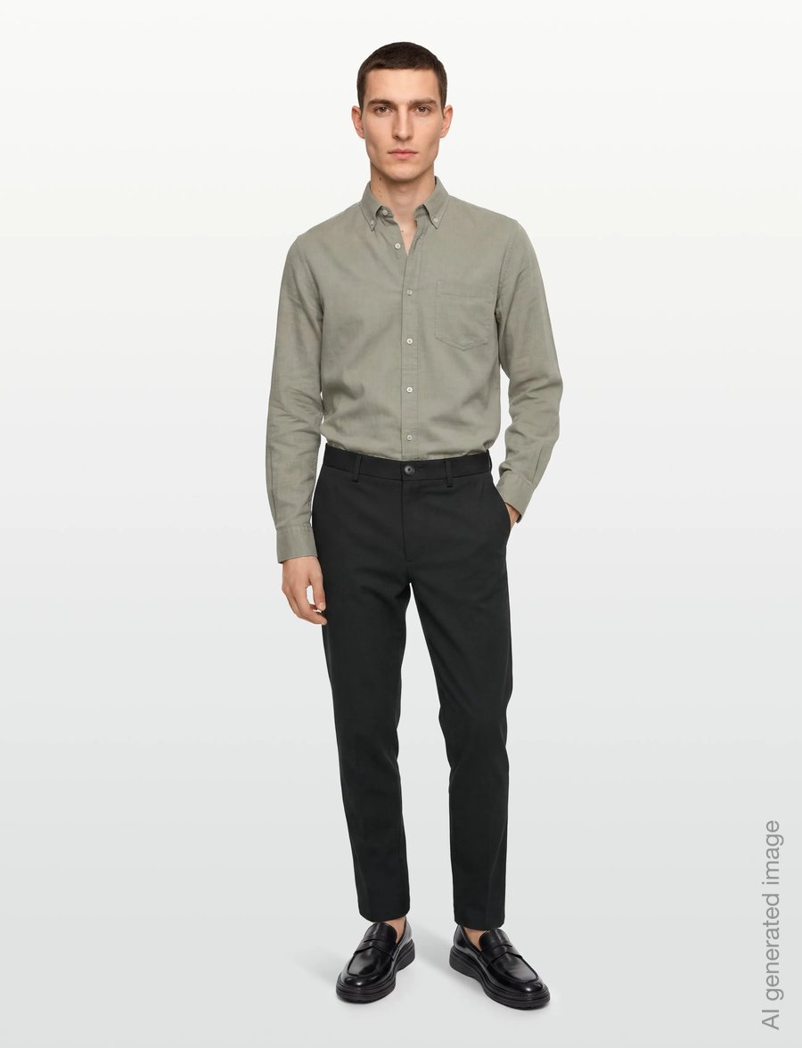 BOSS - P-Kaiton1-Zip - chinos - black - 0