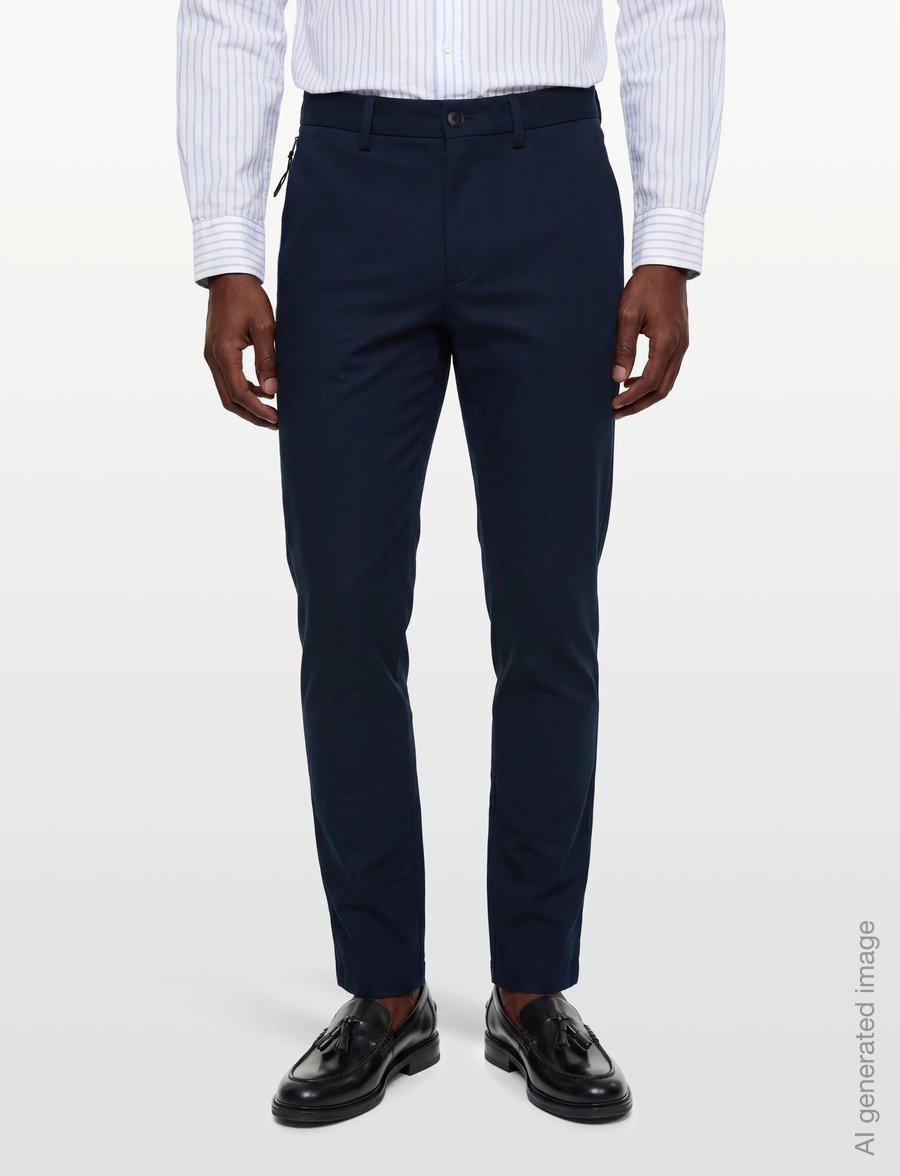BOSS - P-Kaiton1-Zip - chinos - dark blue - 3