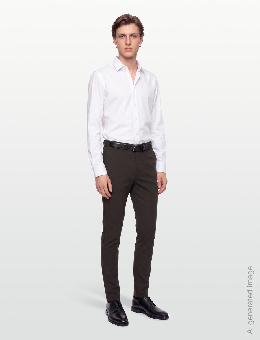 BOSS - P-Kaiton1-Zip - chino-püksid - dark brown - 0