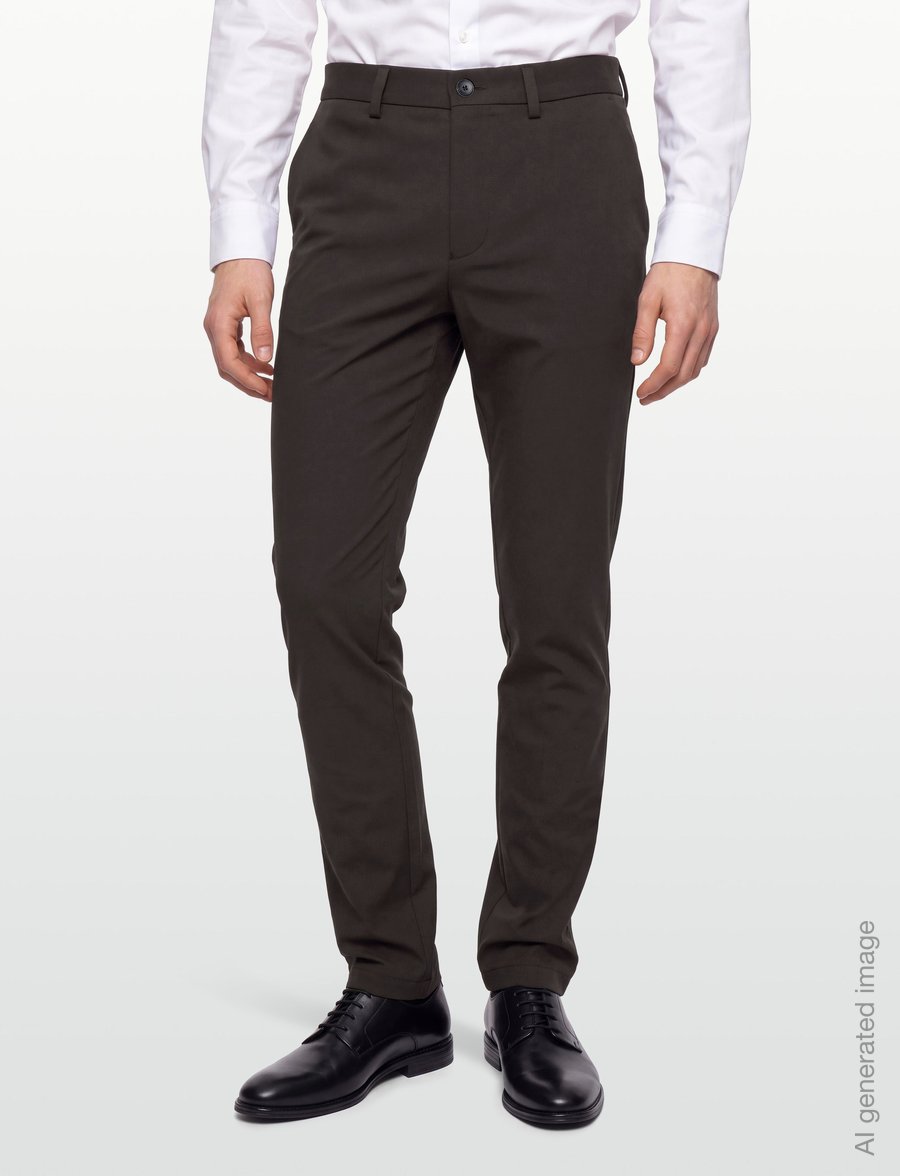 BOSS - P-Kaiton1-Zip - chino-püksid - dark brown - 3
