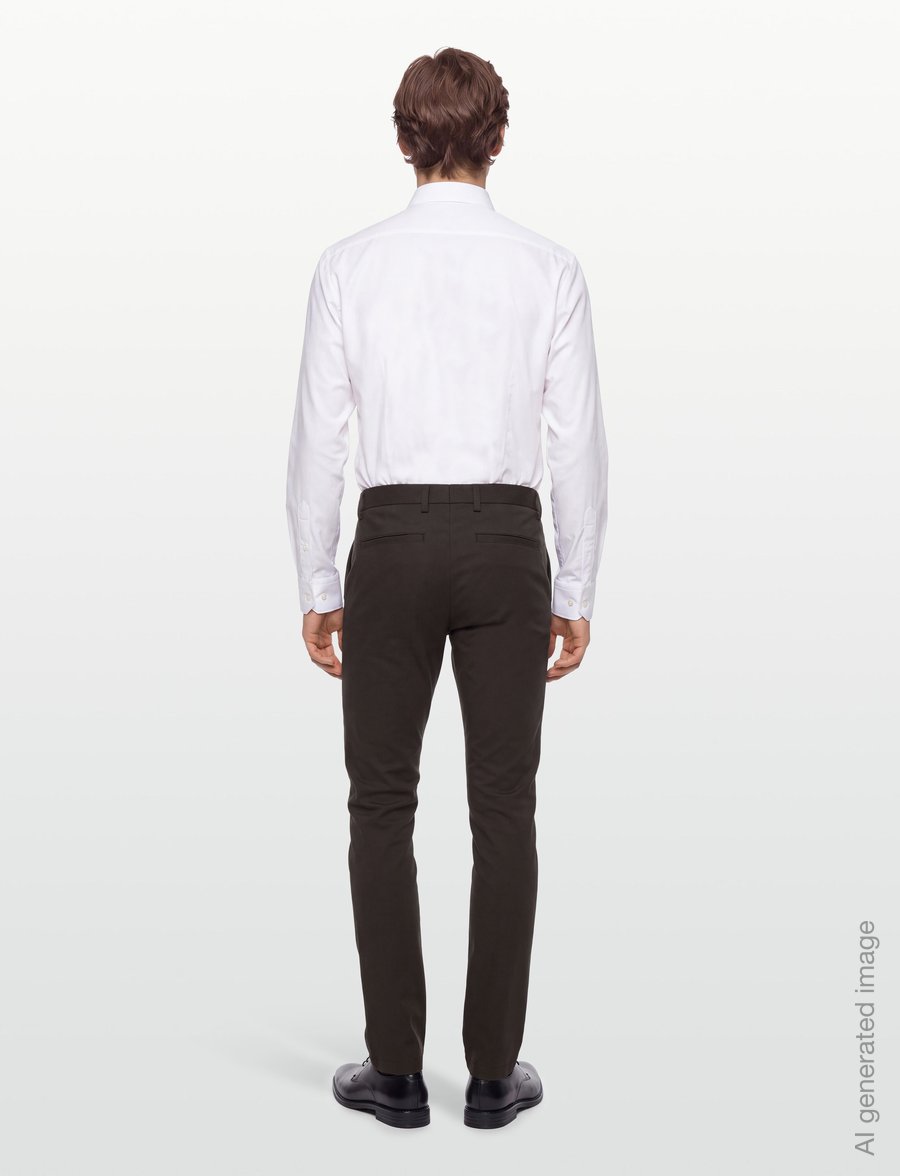 BOSS - P-Kaiton1-Zip - chino-püksid - dark brown - 4
