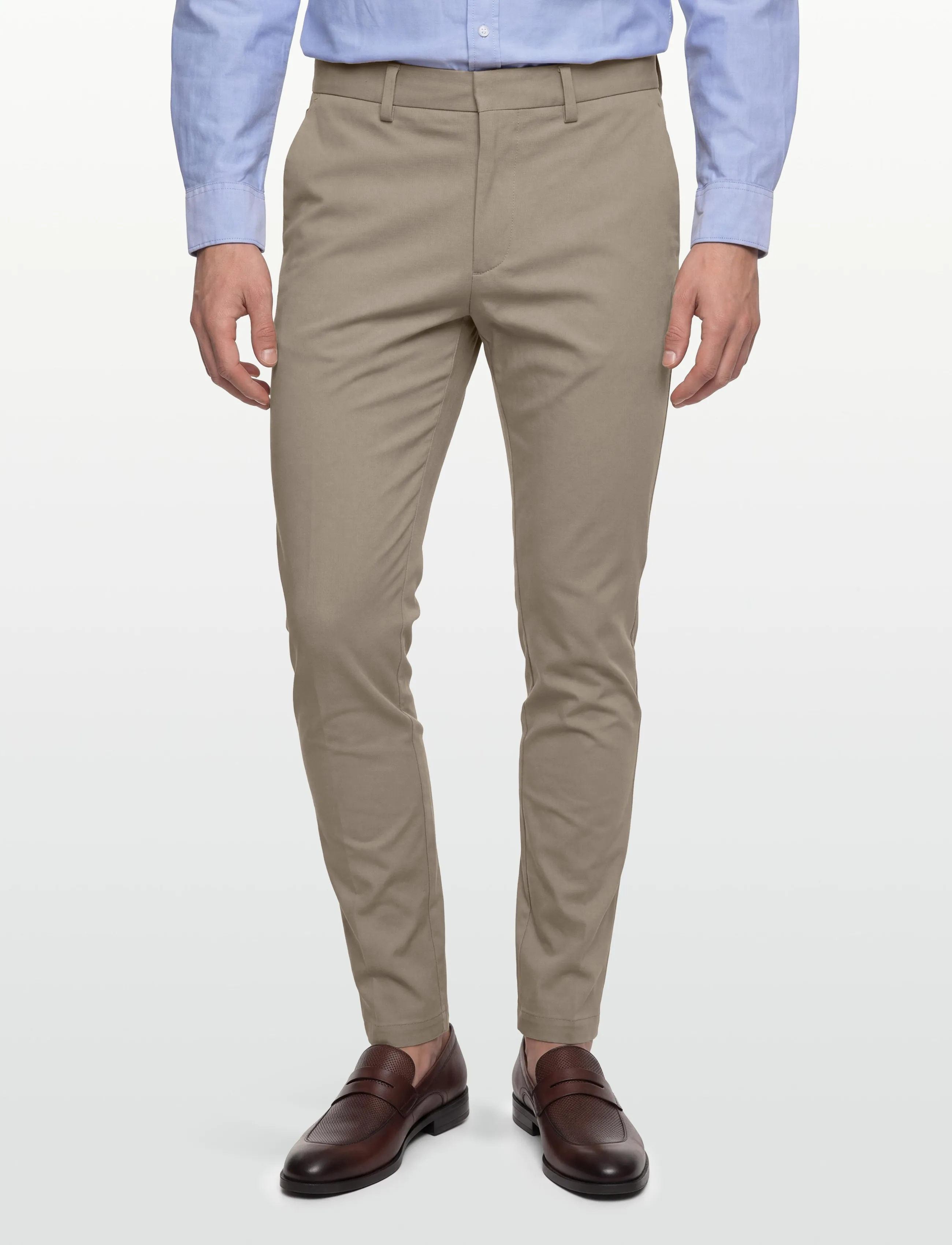 BOSS - P-Kaiton1-Zip - chinos - open beige - 3