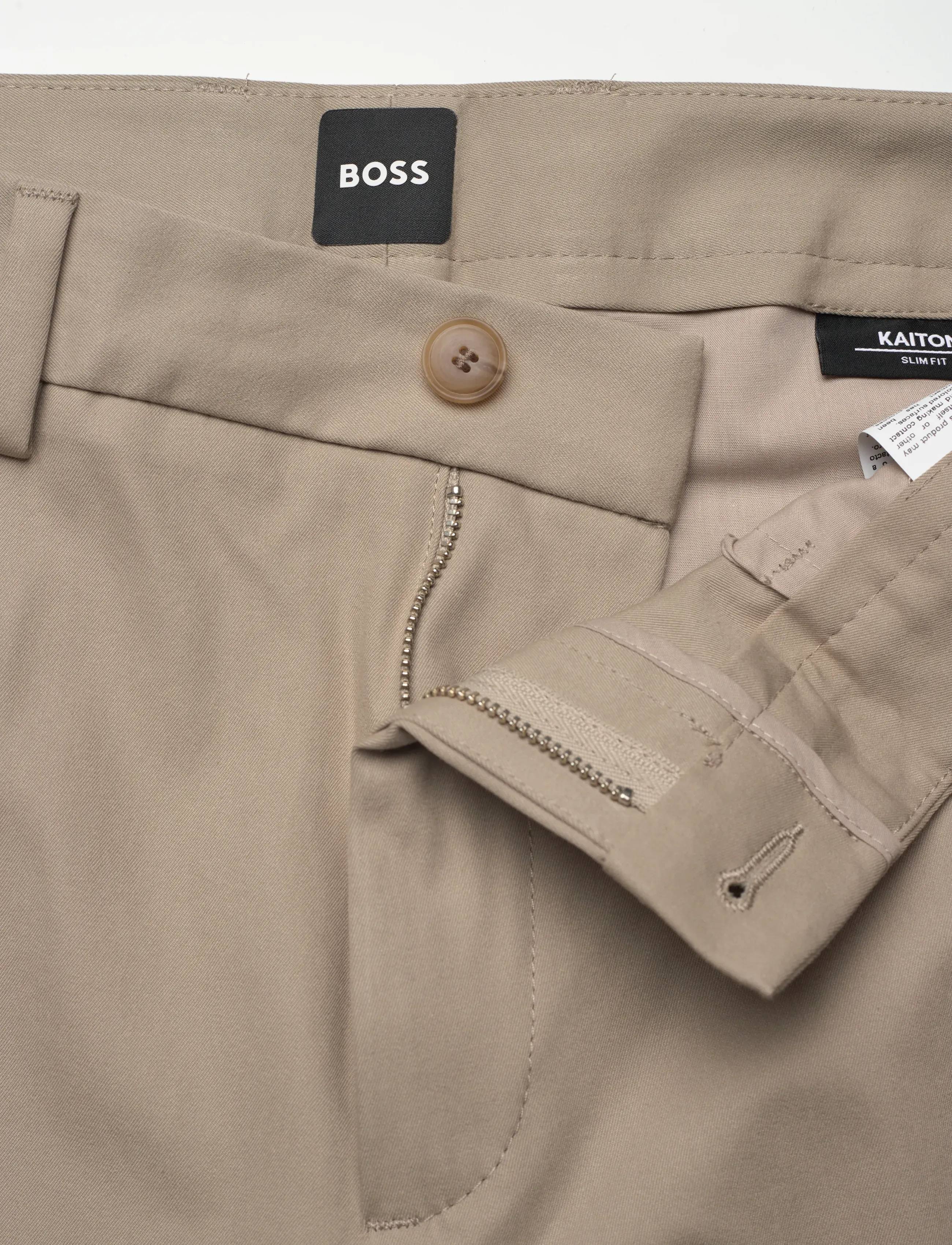 BOSS - P-Kaiton1-Zip - chinos - open beige - 3