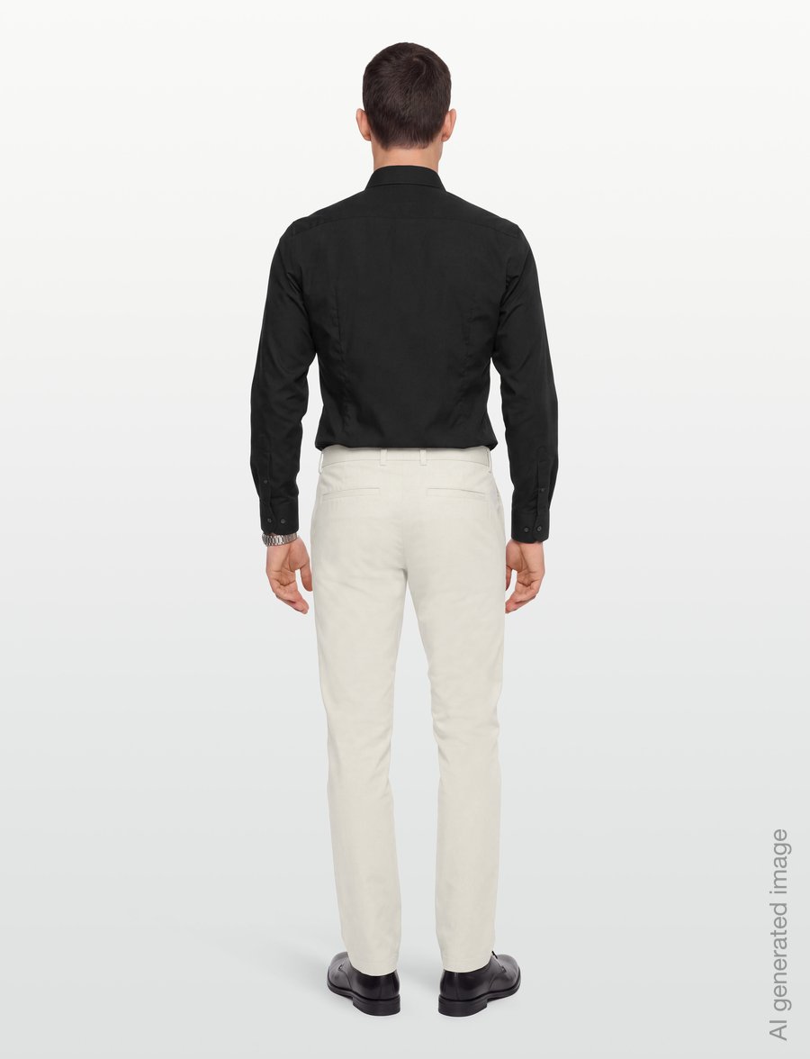 BOSS - P-Kaiton1-Zip - chino's - open white - 4