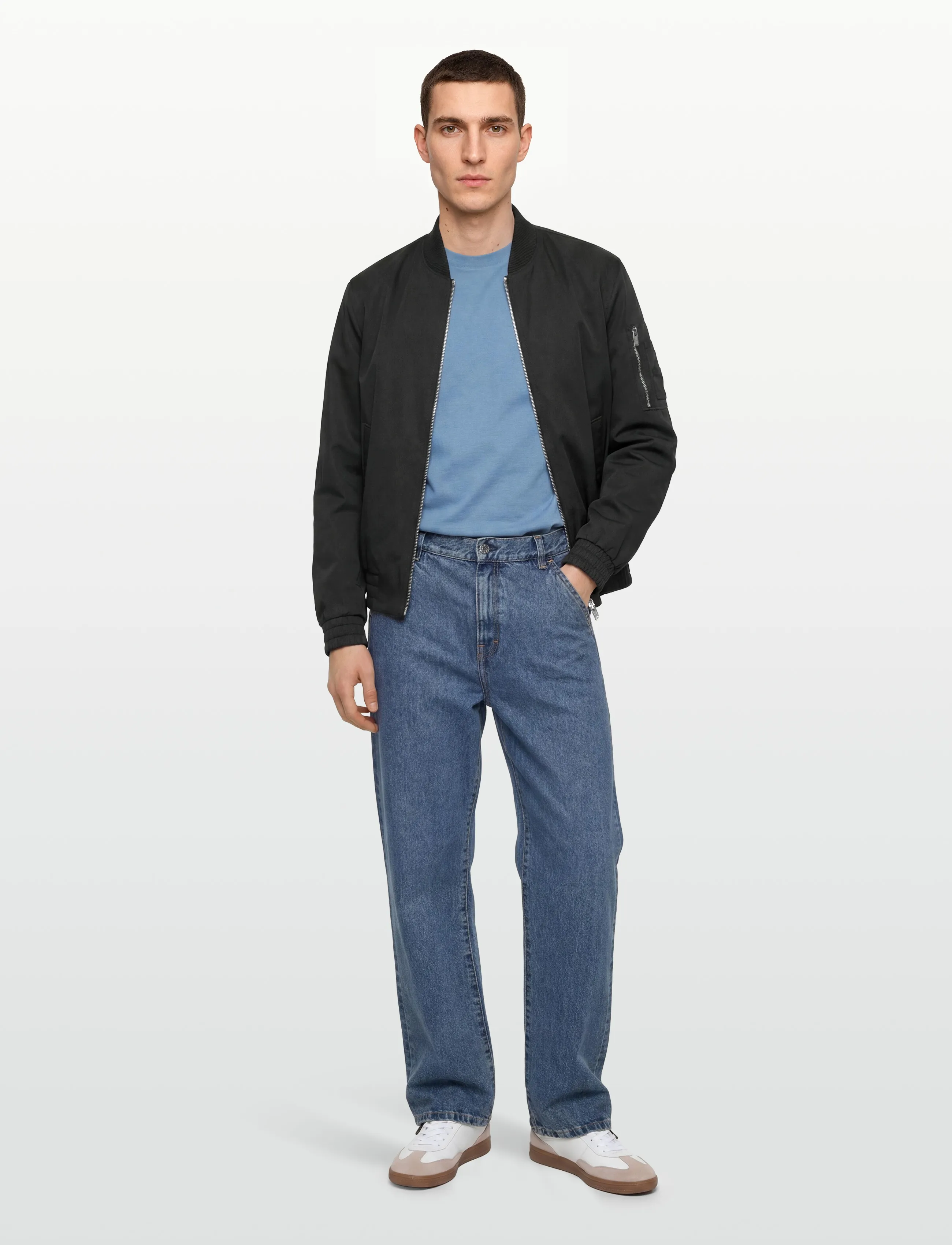 BOSS H-Comber-253, 50, Jackets, Schwarz - Bomber Männerswear