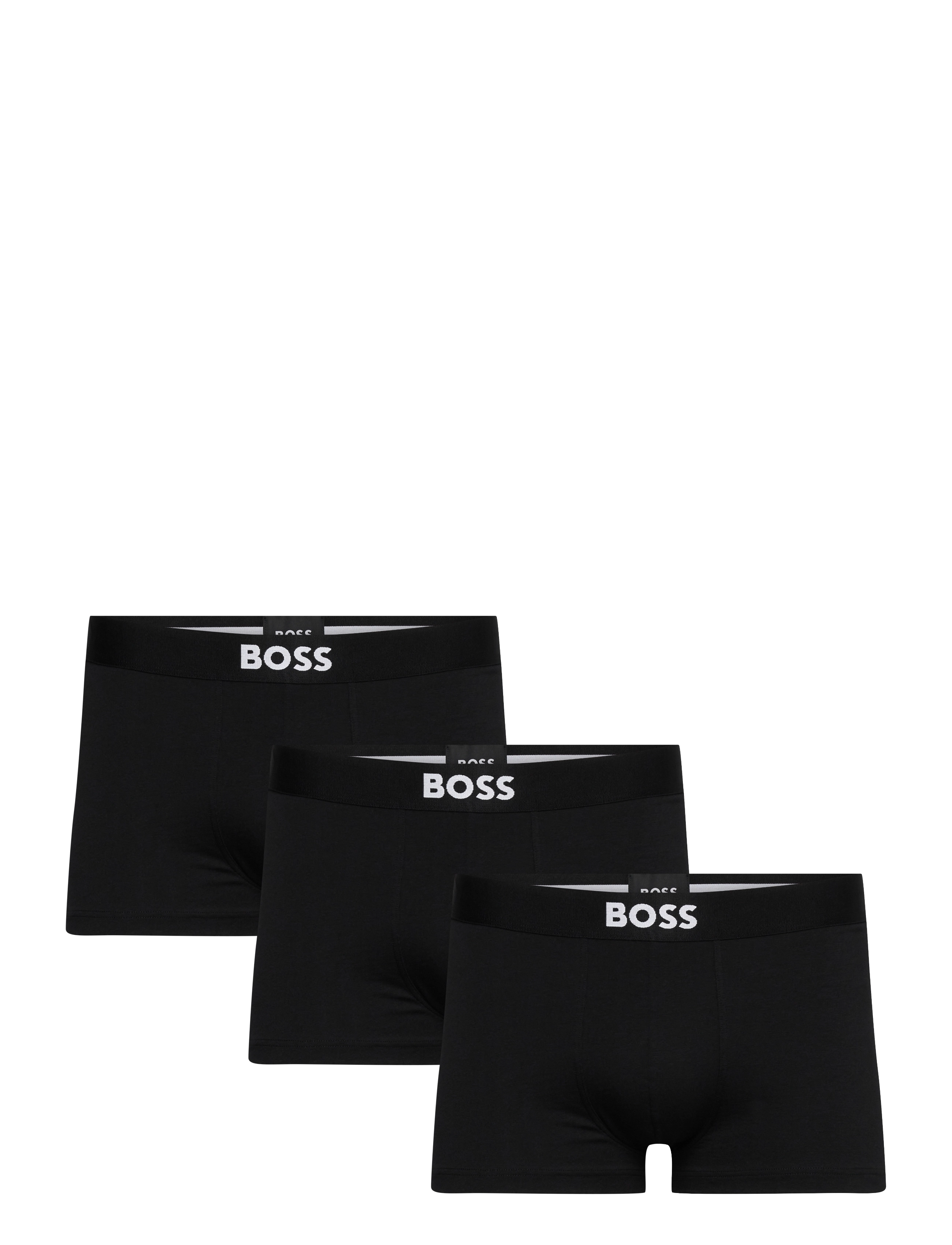 BOSS Trunk 3P Boss One, Mænd, 3 Pak Trunks, Sort, Str: XXL