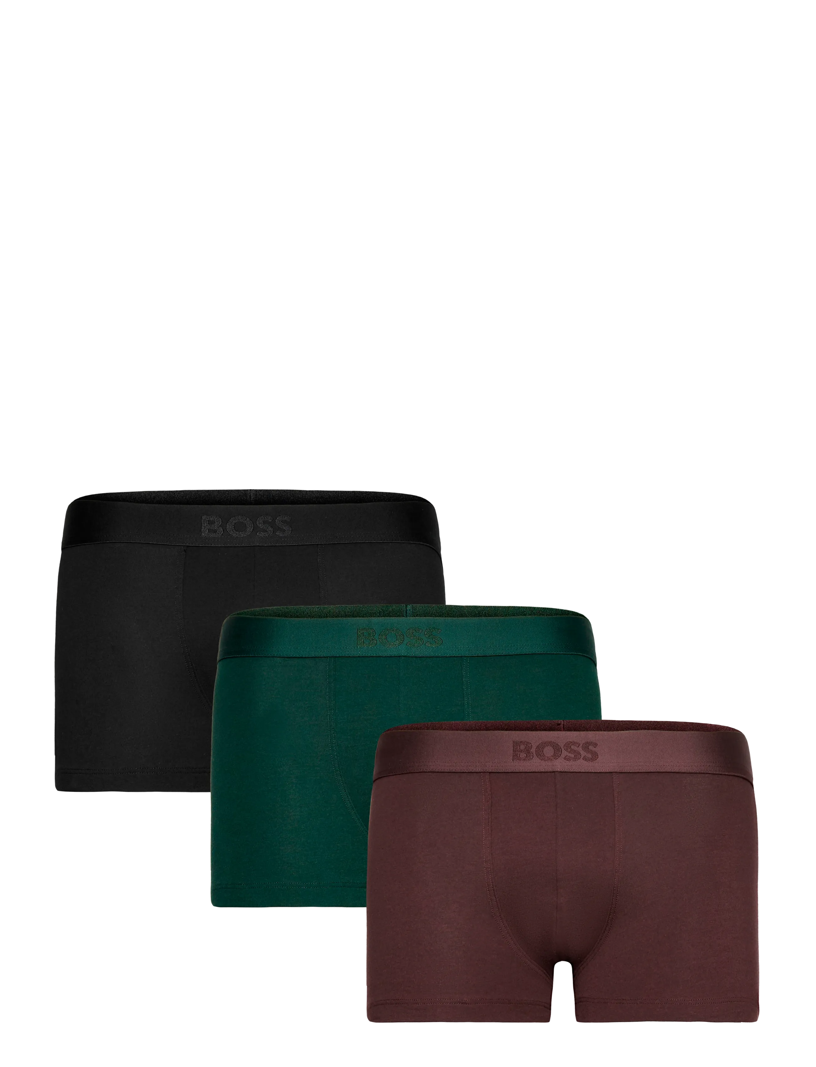 BOSS Trunk 3P Boss One, Herren, 3er-Pack Boxershorts, Braun, Gr.XL