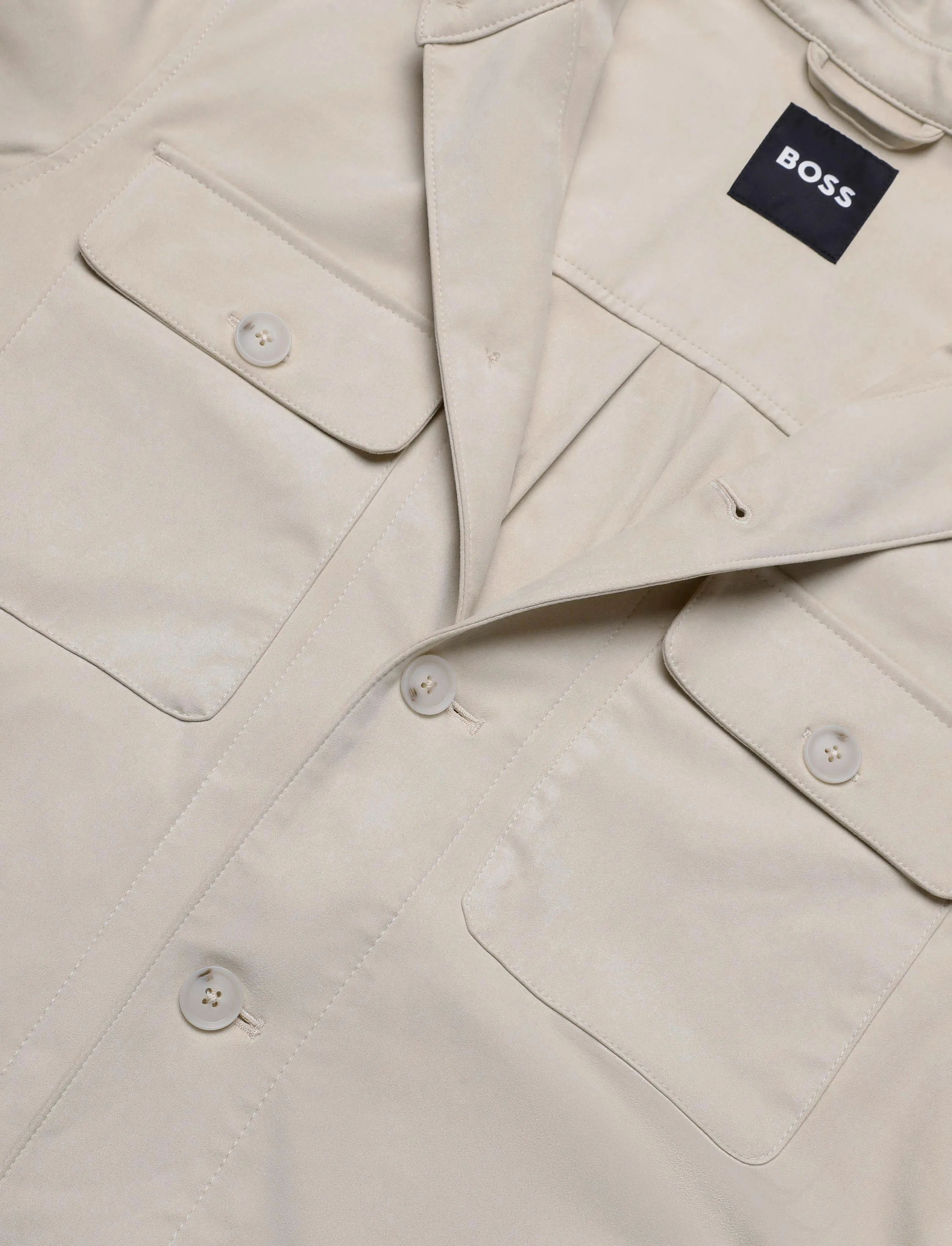 BOSS - C-Carper-OS-253F - tunna jackor - open white - 2