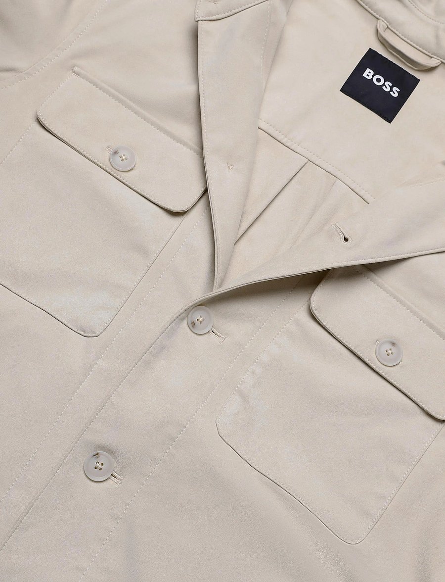 BOSS - C-Carper-OS-253F - tunna jackor - open white - 2