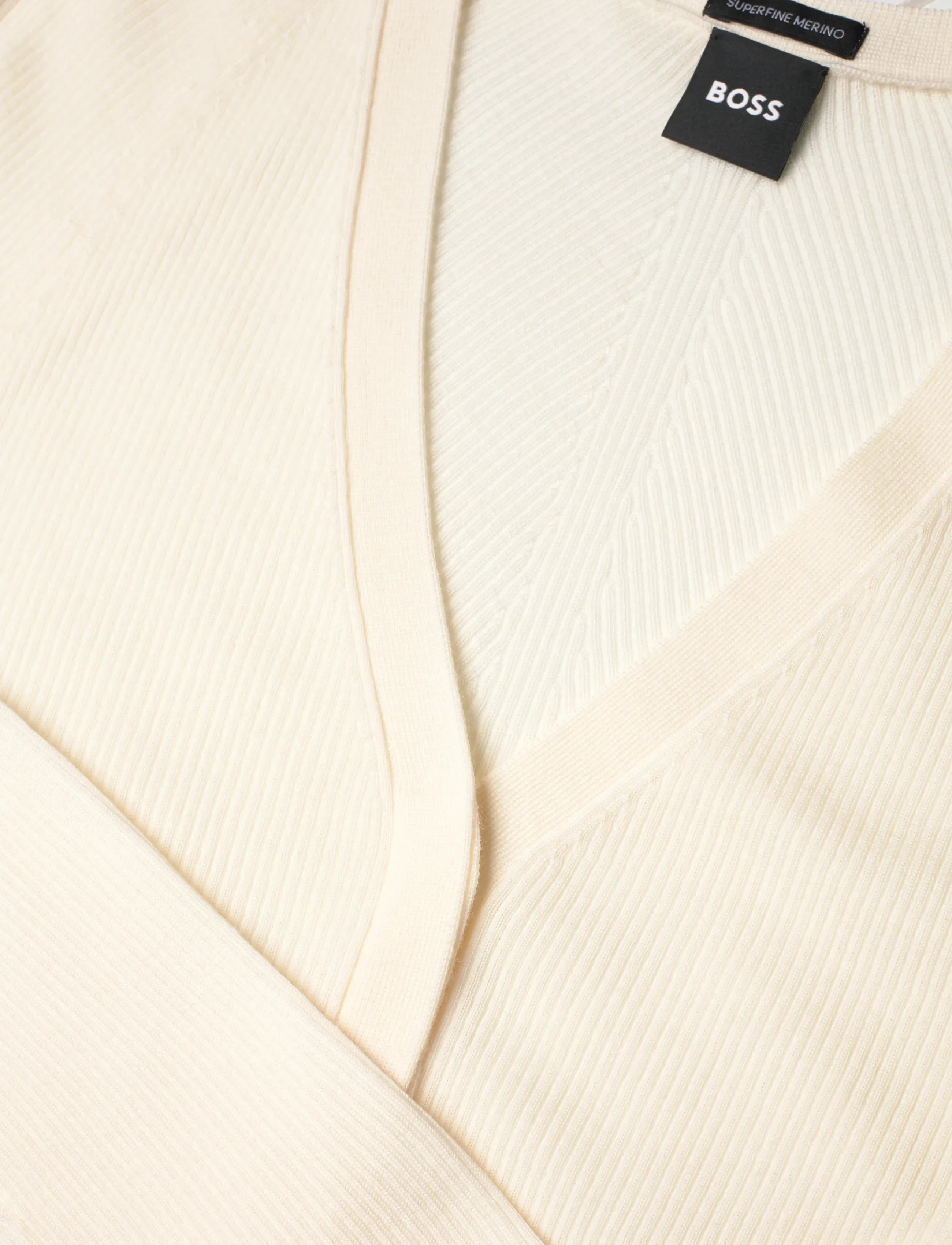 BOSS - Friva - cardigans - open white - 2