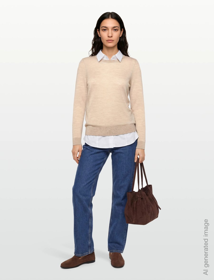 BOSS - Ferpina - pullover - light beige - 0