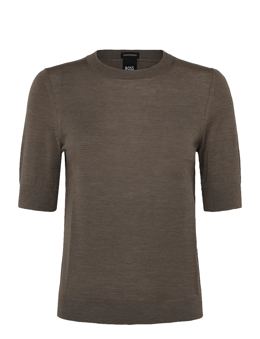 BOSS - Farbella - t-shirts - brown overflow - 0