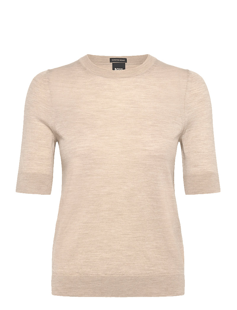 BOSS - Farbella - t-shirts - light beige - 0