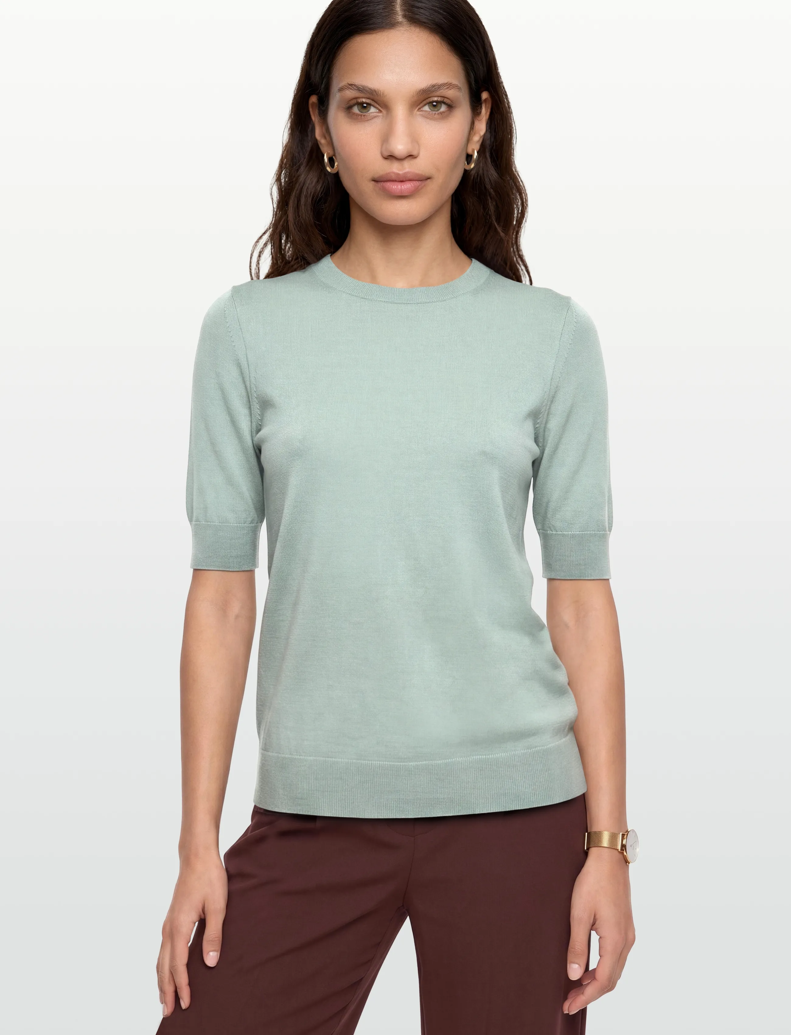 BOSS - Farbella - t-shirts - light/pastel green - 3