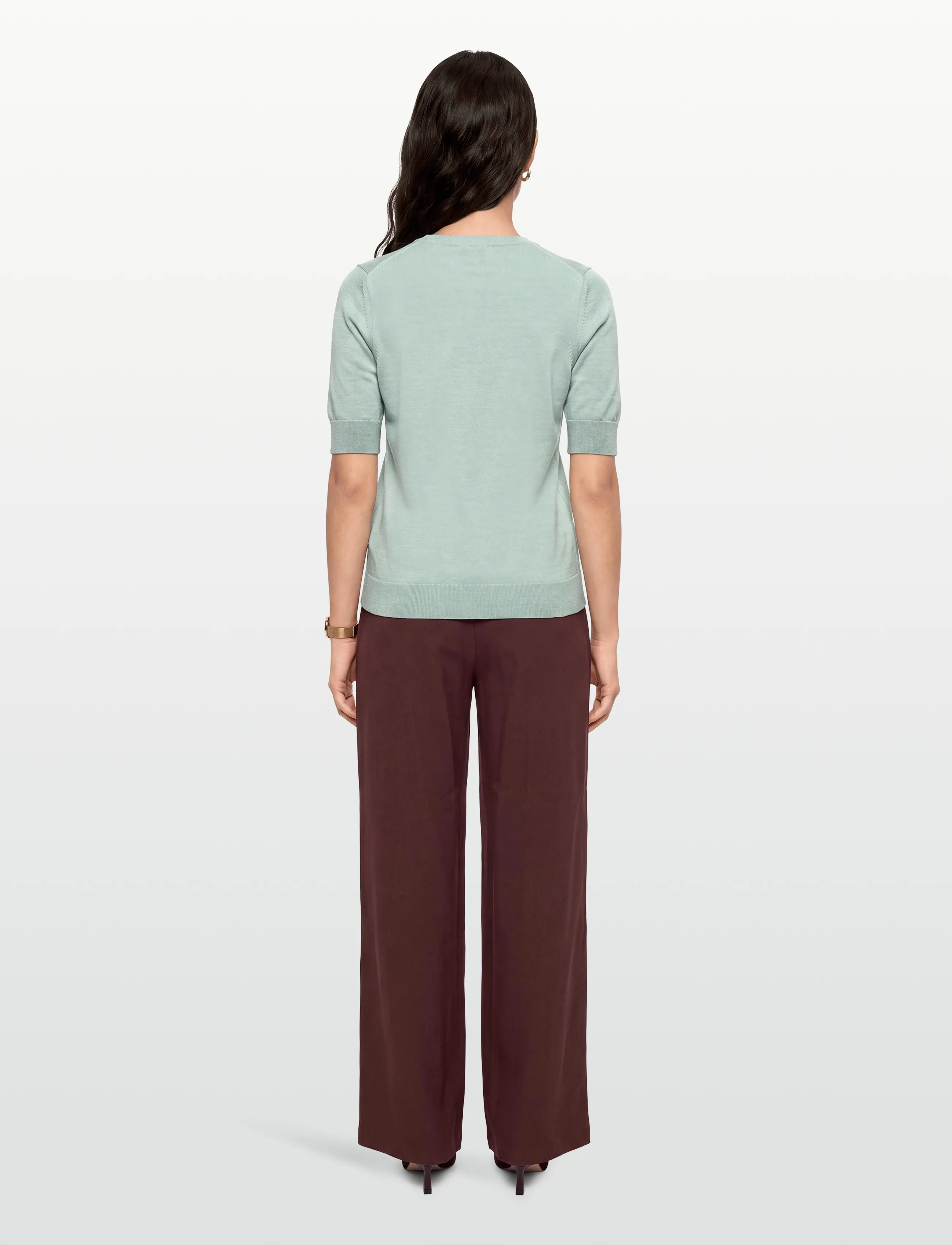 BOSS - Farbella - t-shirts - light/pastel green - 4