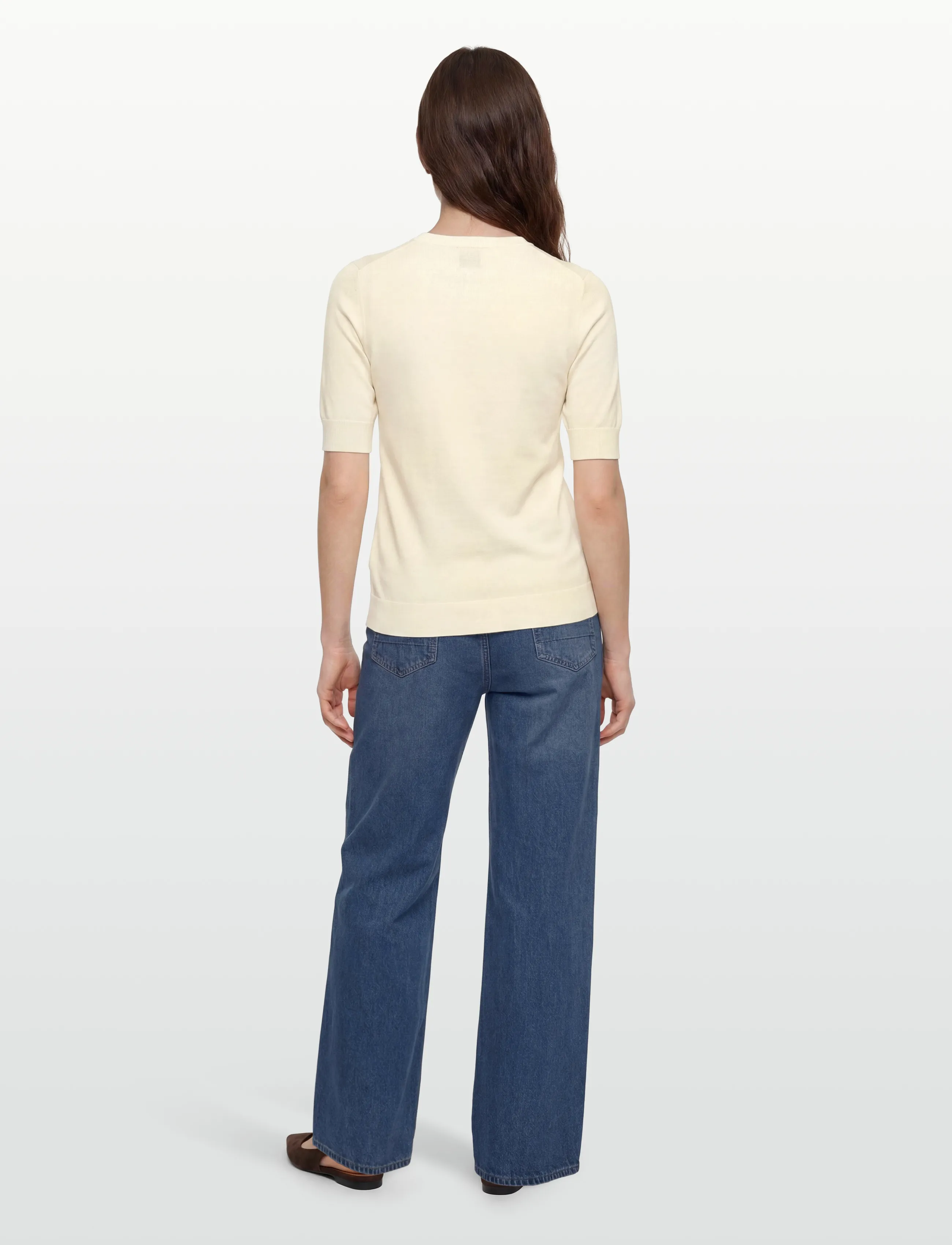 BOSS - Farbella - t-shirts - open beige - 4