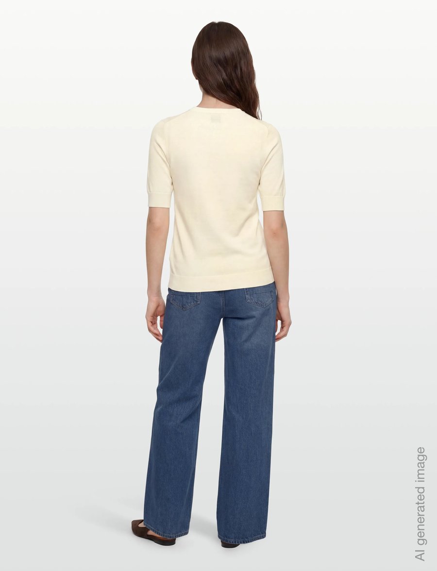 BOSS - Farbella - t-shirts - open beige - 4