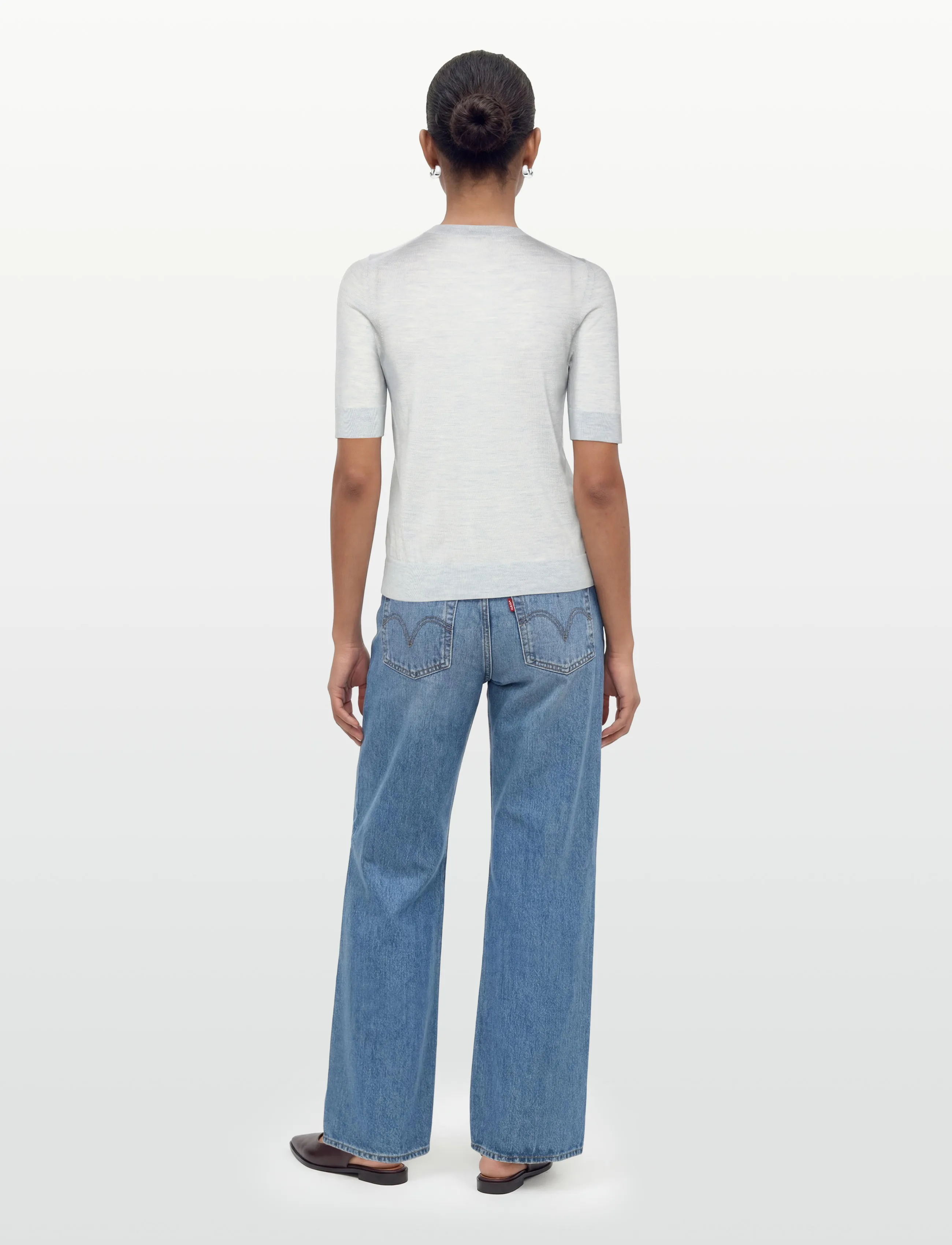 BOSS - Farbella - t-shirts - open blue - 4