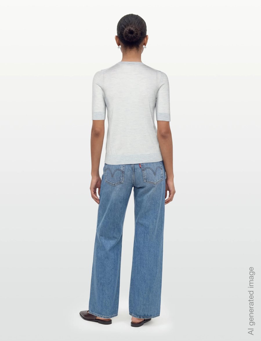 BOSS - Farbella - t-shirts - open blue - 4
