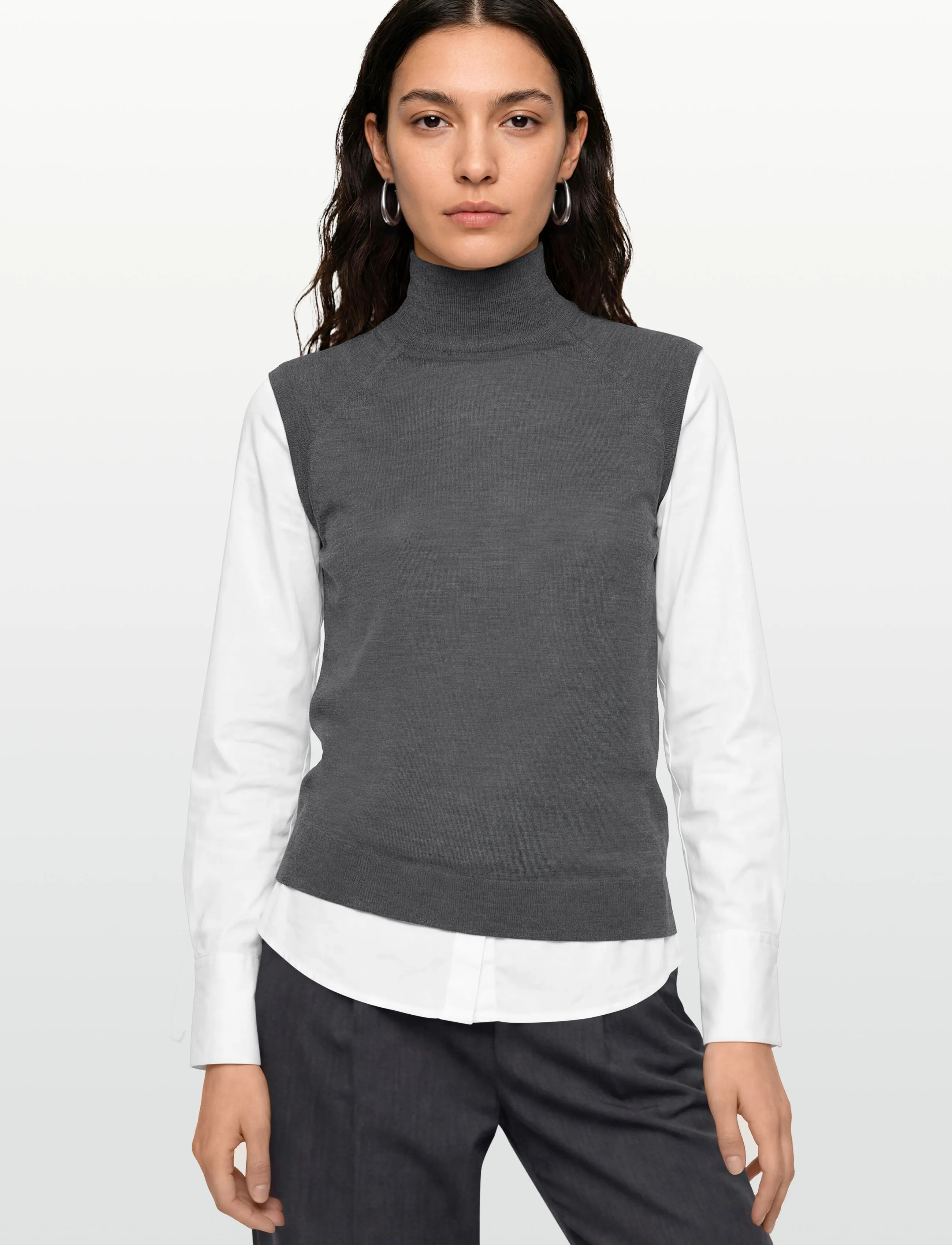 BOSS - Fipini - turtleneck - dark grey - 3