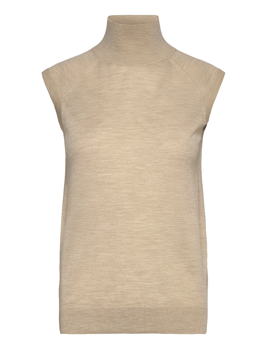 BOSS - Fipini - kõrge kaelusega kudumid - light beige - 0