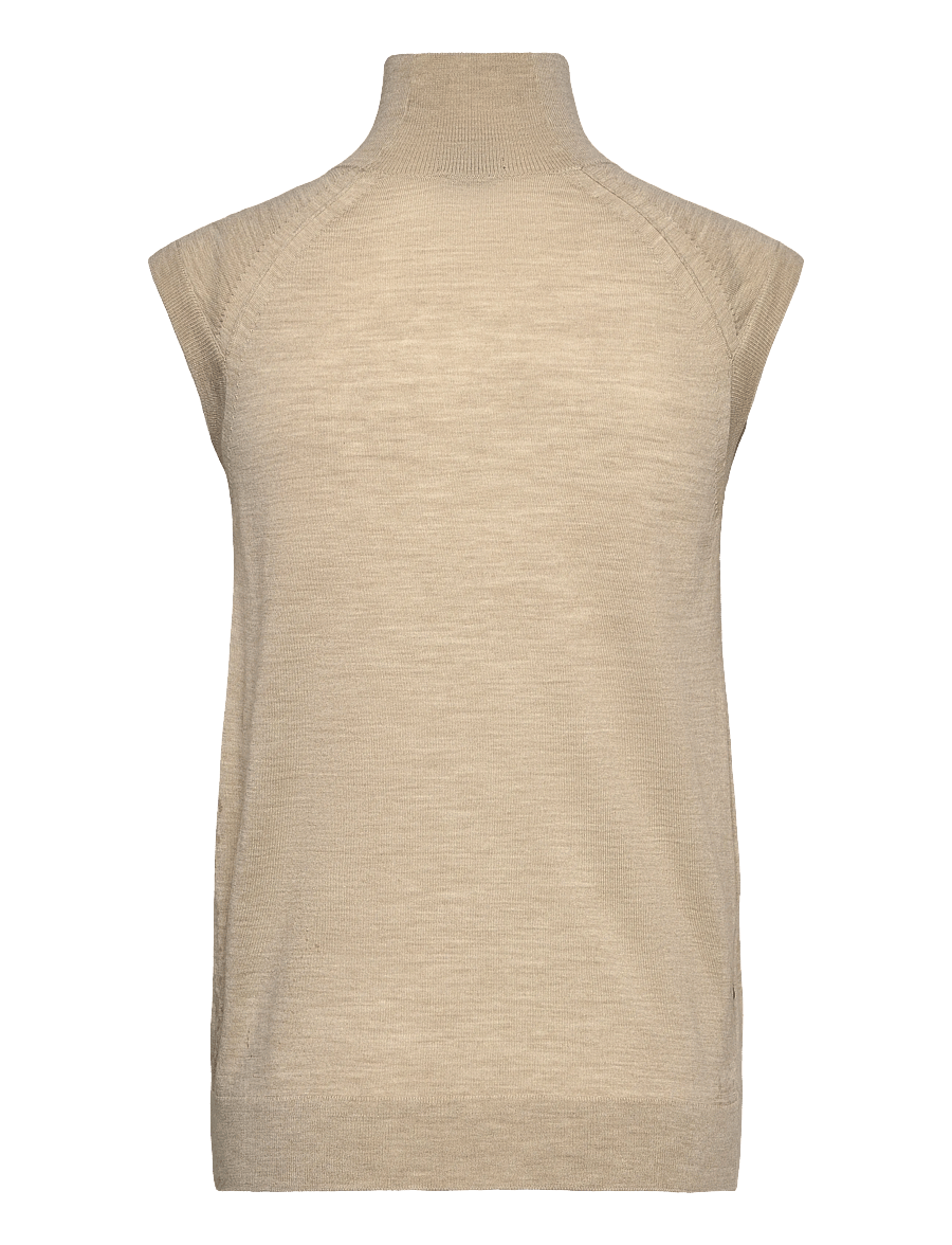 BOSS - Fipini - kõrge kaelusega kudumid - light beige - 1