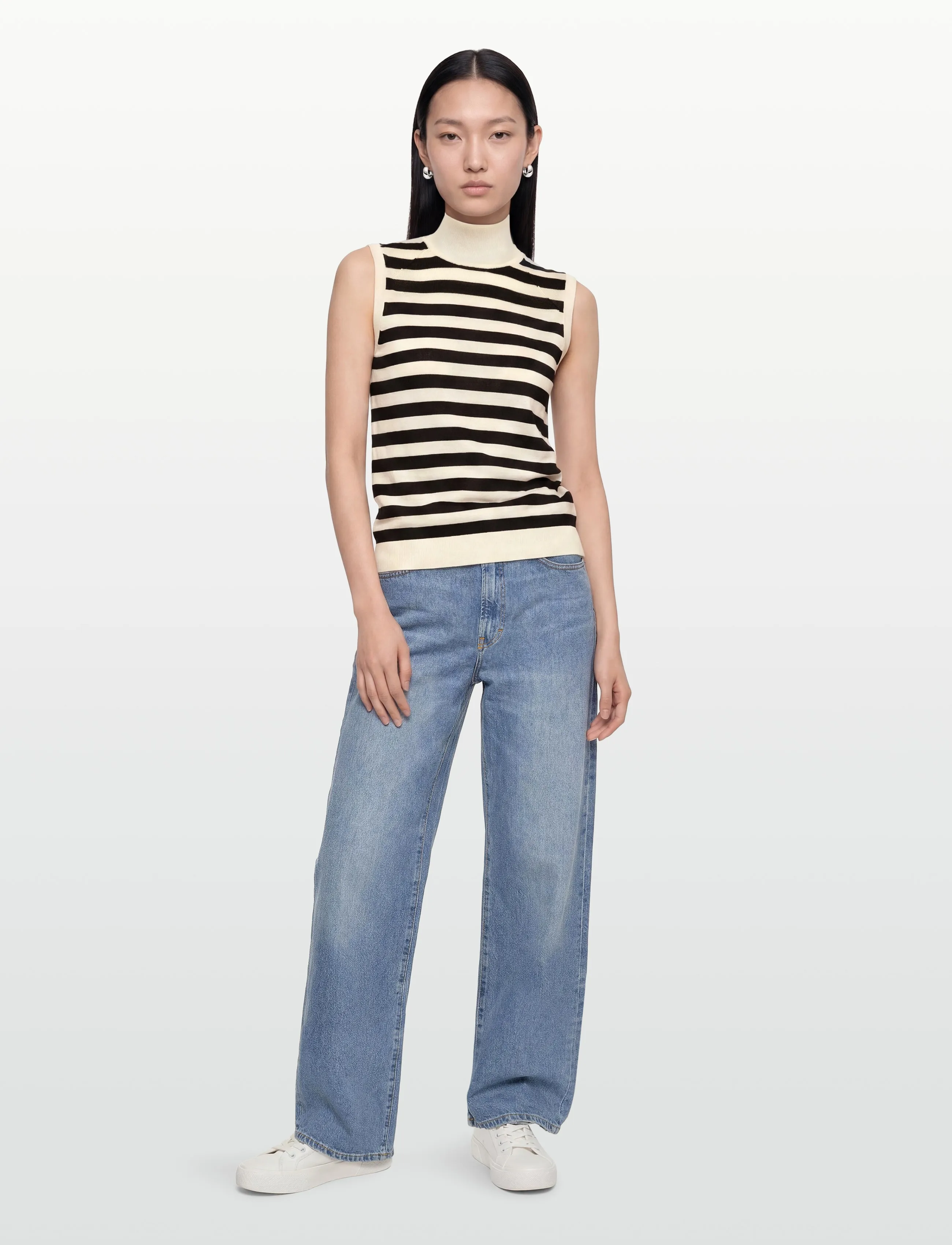 BOSS Fipini - T-Shirts & Tops - OPEN MISCELLANEOUS / black