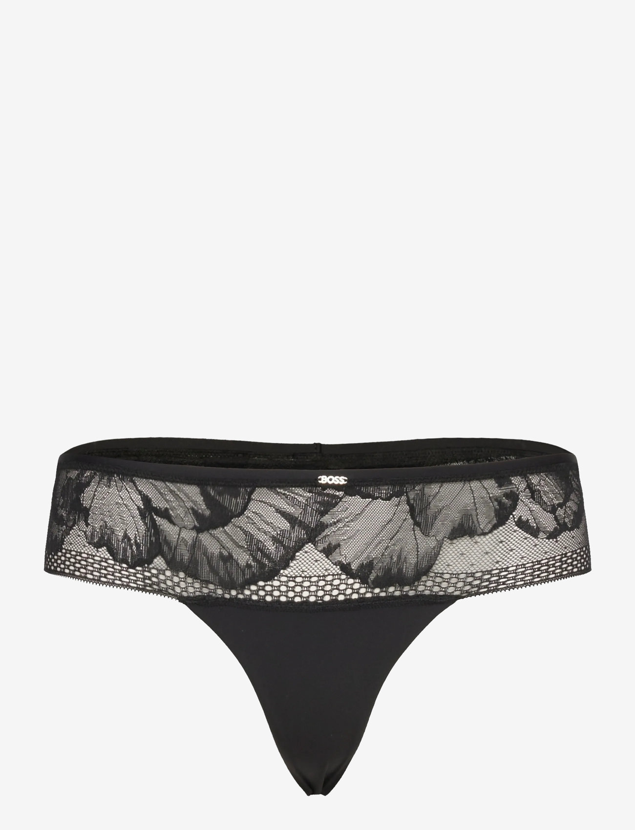 BOSS - THONG_ PEONY LACE - string - black - 0