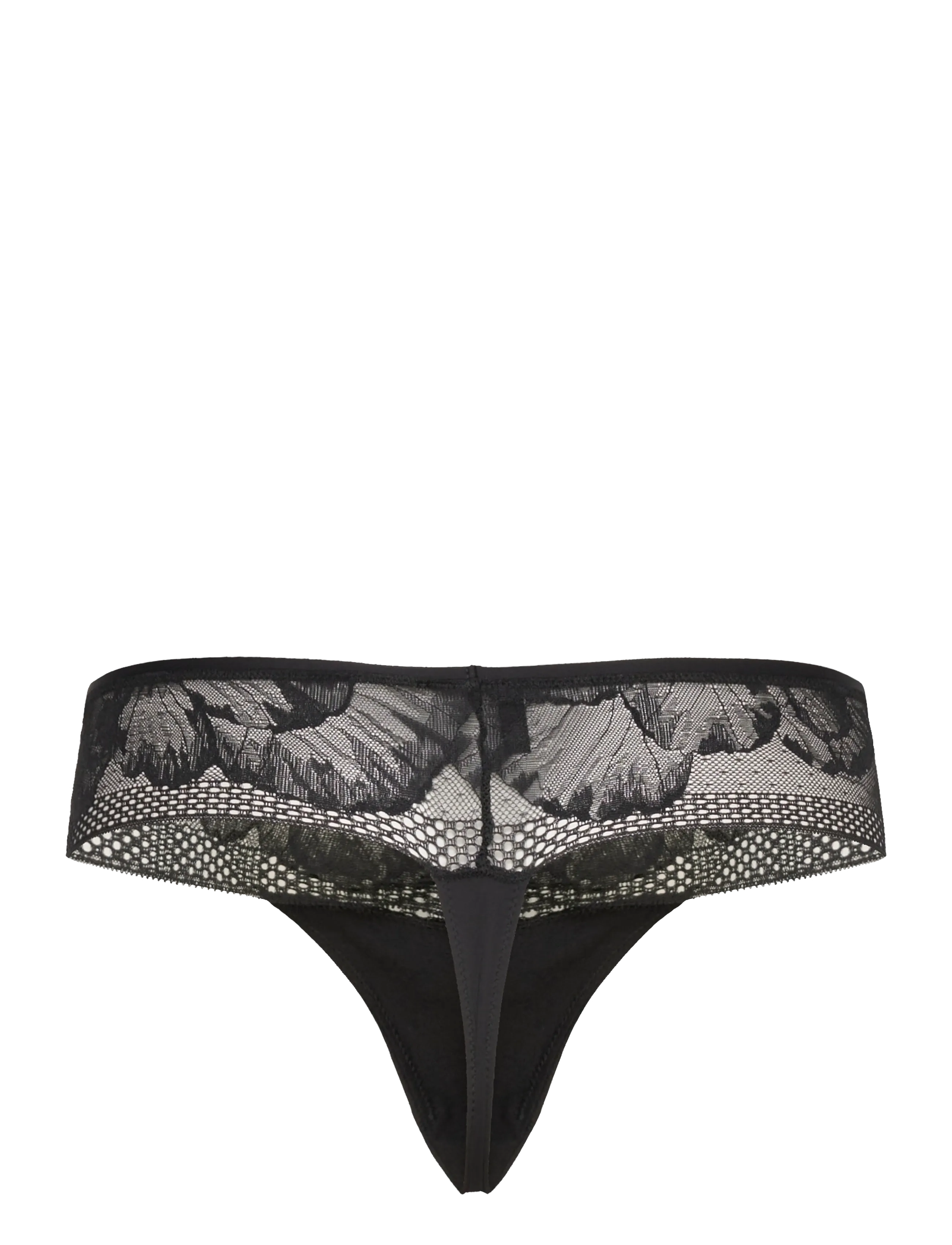 BOSS - THONG_ PEONY LACE - tangas - black - 1