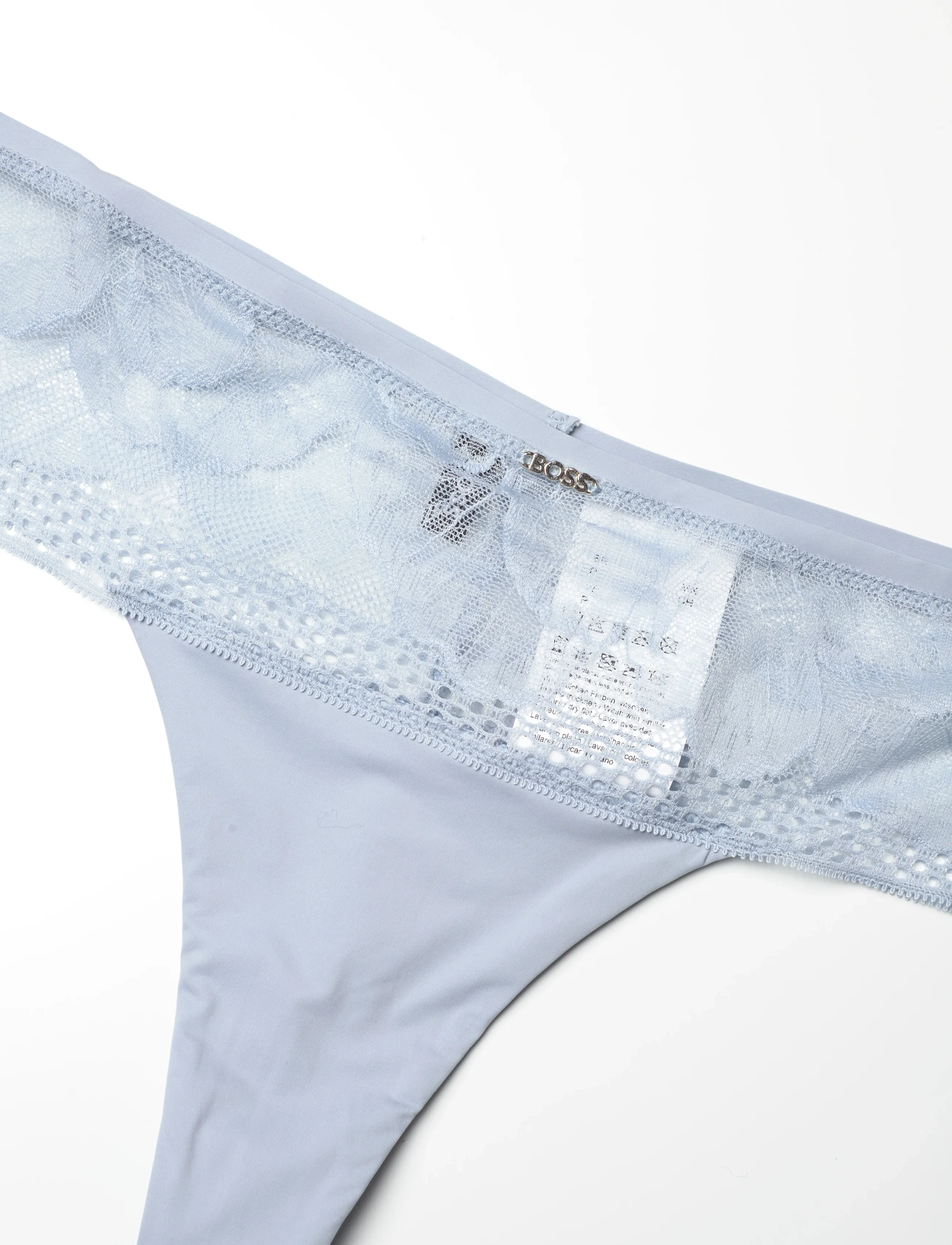BOSS - THONG_ PEONY LACE - stringi - light/pastel blue - 2