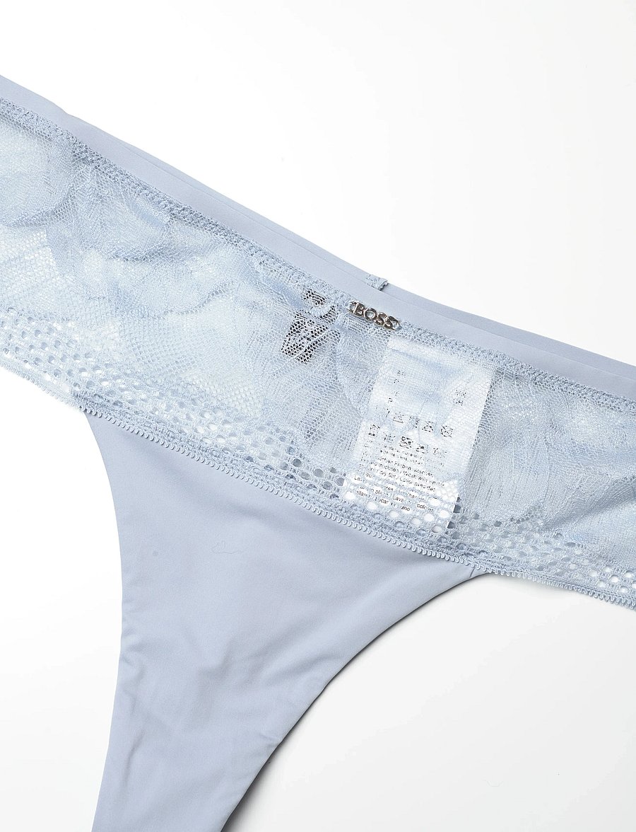 BOSS - THONG_ PEONY LACE - tangas - light/pastel blue - 2