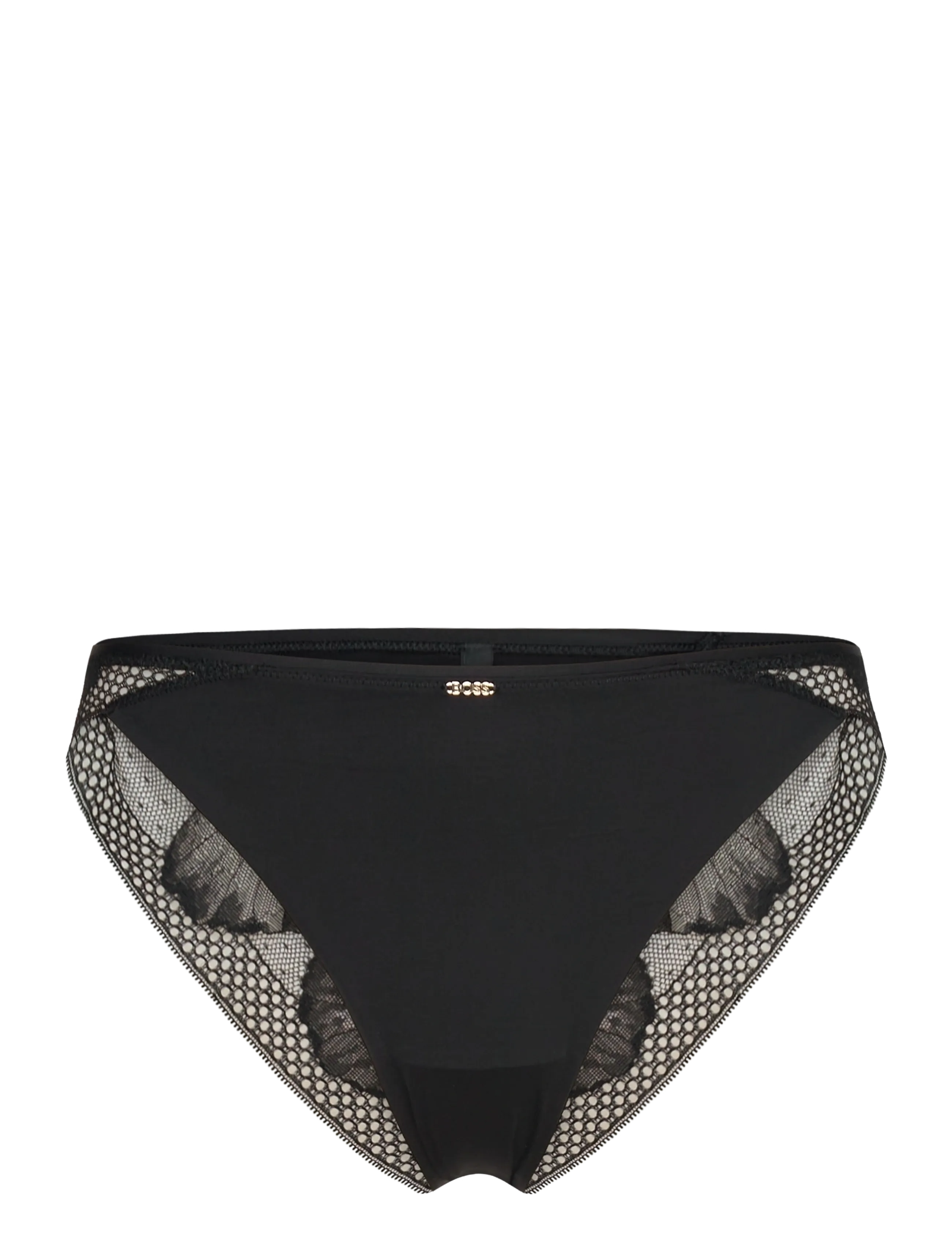 BOSS BRIEF_ PEONY LACE - Trusser - BLACK / black