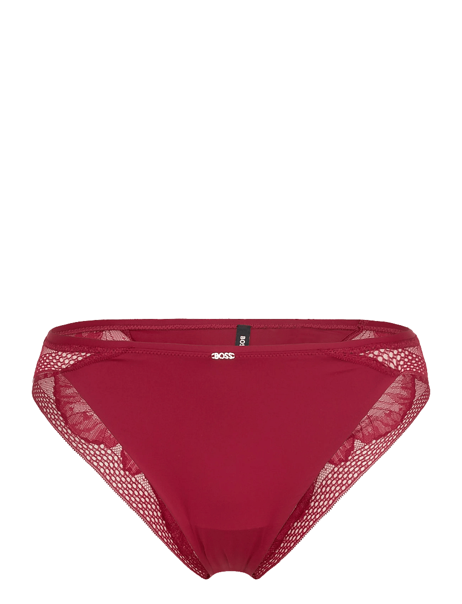 BOSS - BRIEF_ PEONY LACE - slips - dark red - 0
