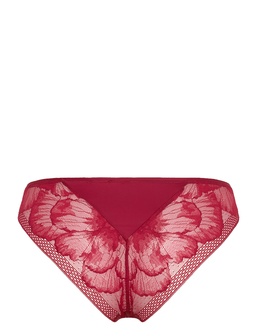 BOSS - BRIEF_ PEONY LACE - slips - dark red - 1