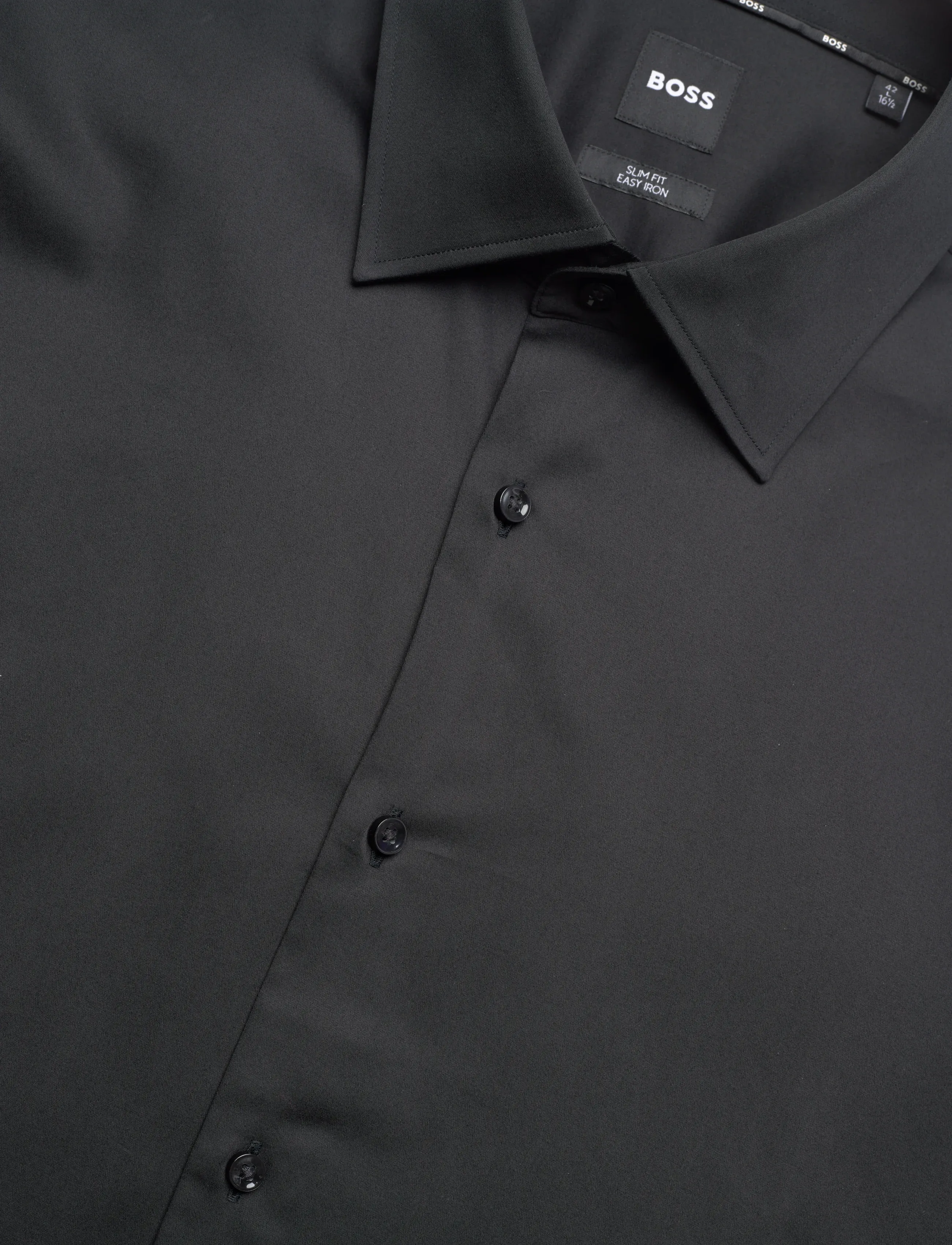 BOSS - H-HANK-kent-C1-214 - kostymskjortor - black - 3