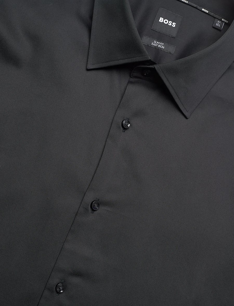 BOSS - H-HANK-kent-C1-214 - kostymskjortor - black - 3