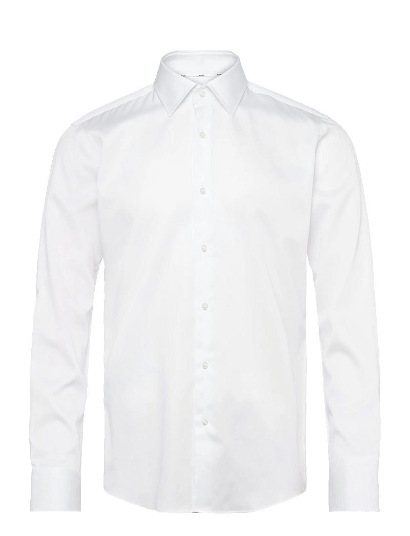 BOSS - H-HANK-kent-C1-214 - basic-hemden - white - 0