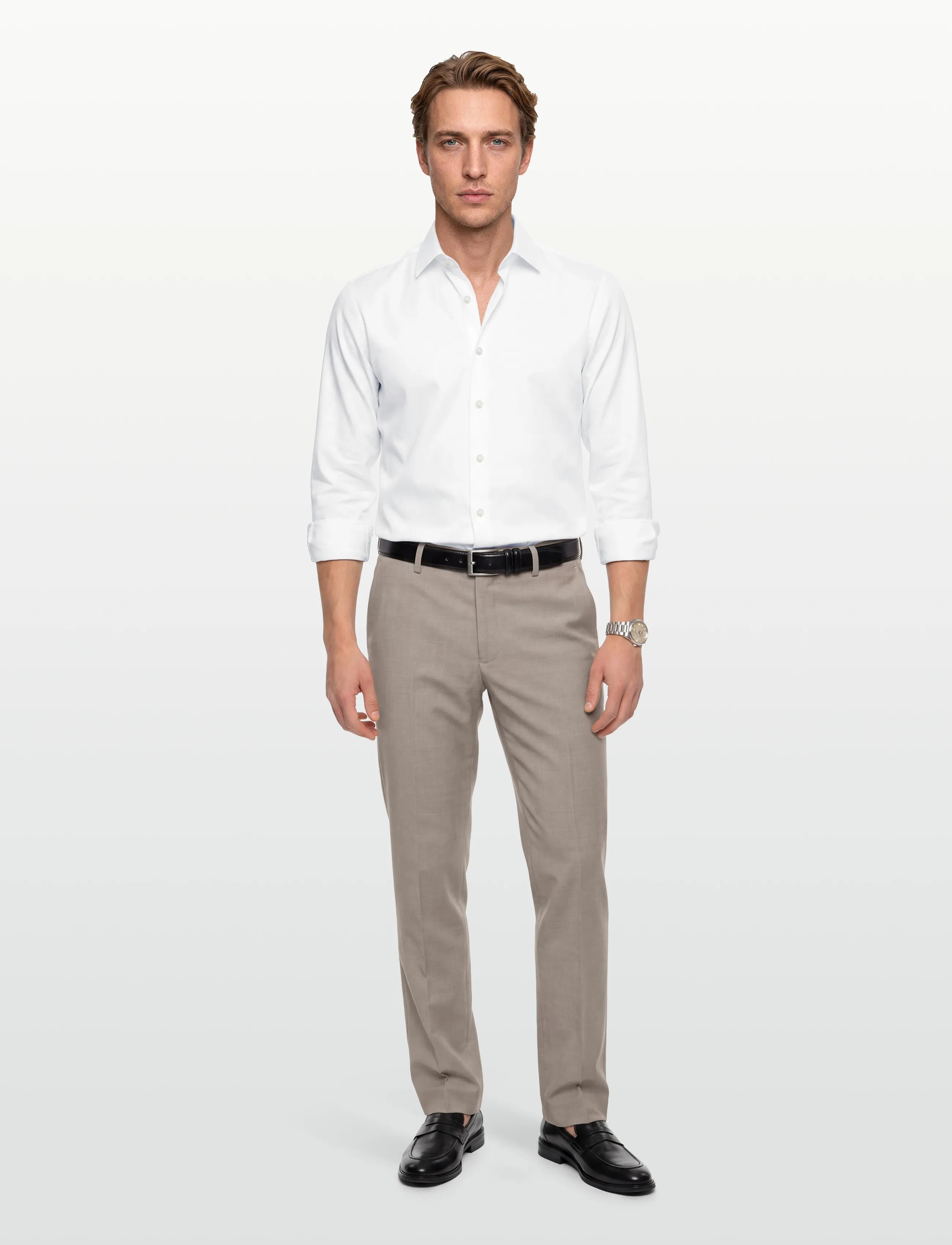 BOSS - H-HANK-kent-C1-214 - business skjorter - white - 0