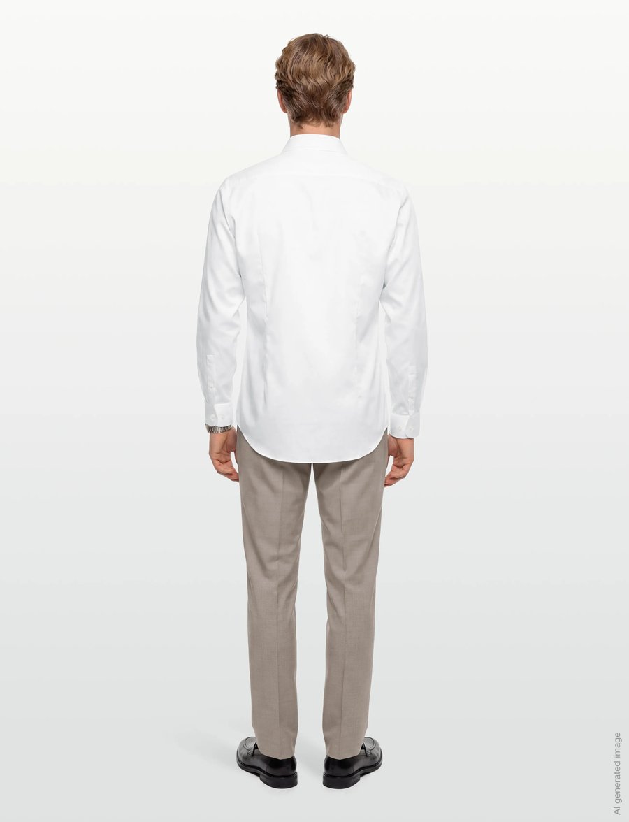 BOSS - H-HANK-kent-C1-214 - formelle skjorter - white - 4