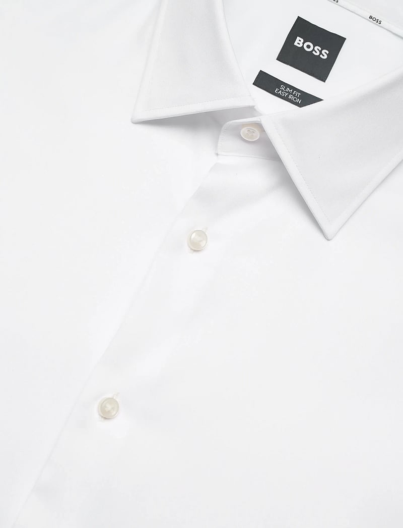 BOSS - H-HANK-kent-C1-214 - basic-hemden - white - 3