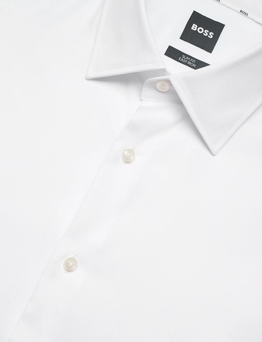 BOSS - H-HANK-kent-C1-214 - formelle hemden - white - 3