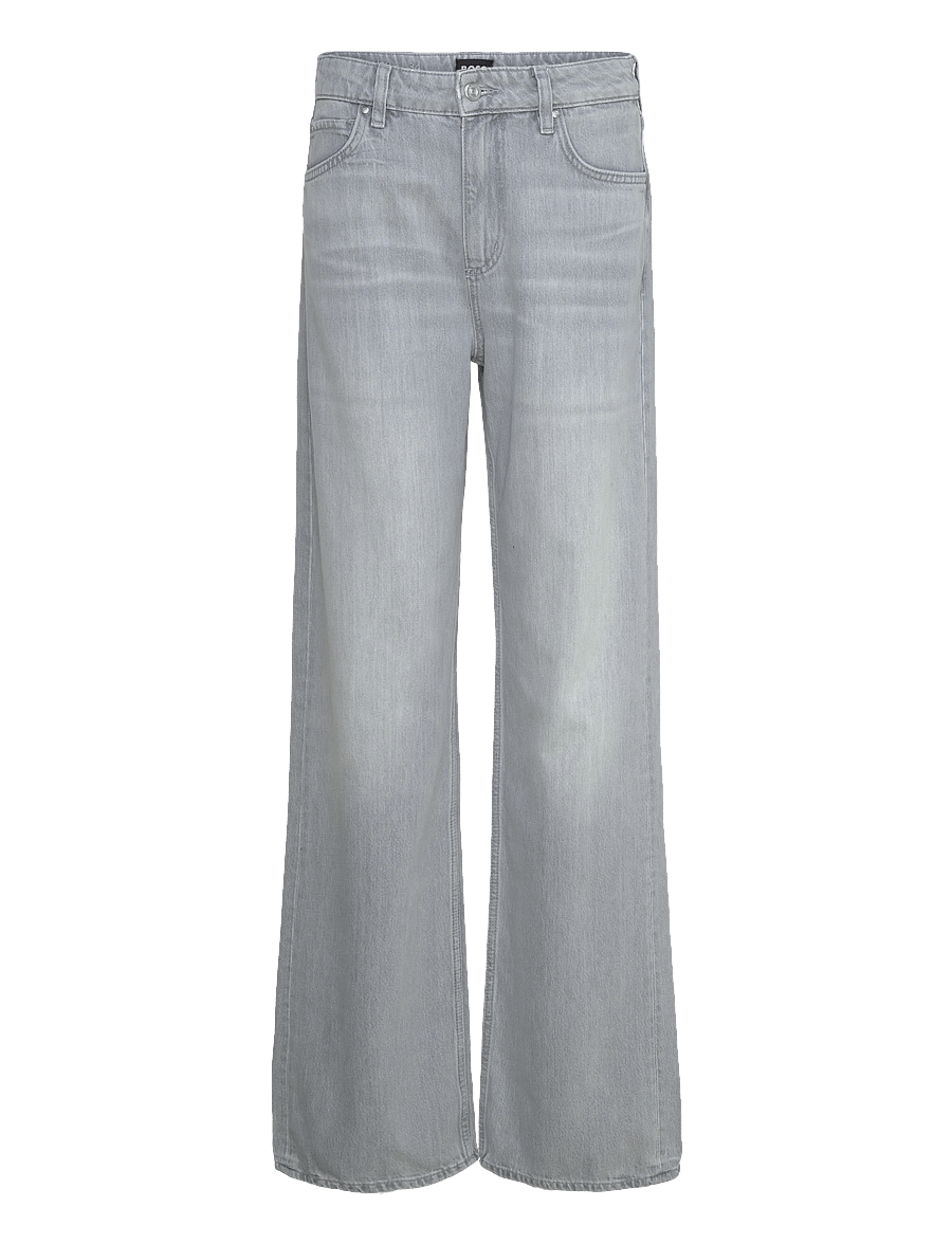 BOSS - CROSSROAD-BF 0.2 - hosen mit weitem bein - dark grey - 0