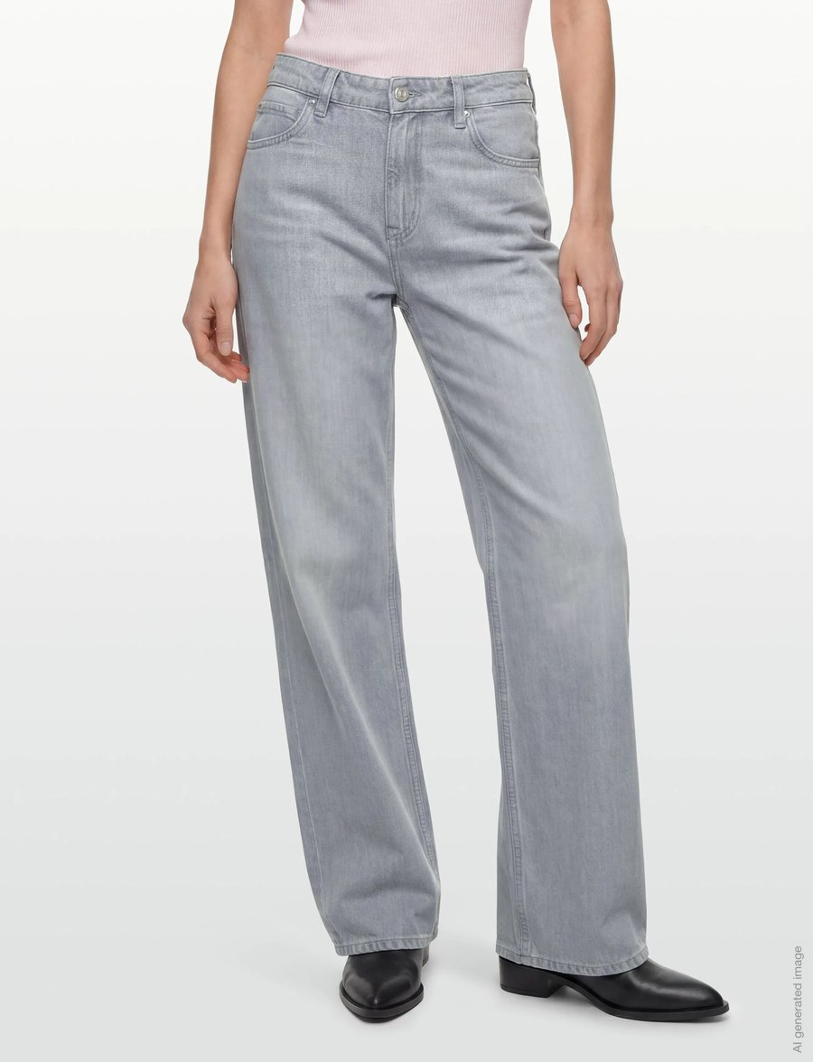 BOSS - CROSSROAD-BF 0.2 - hosen mit weitem bein - dark grey - 3