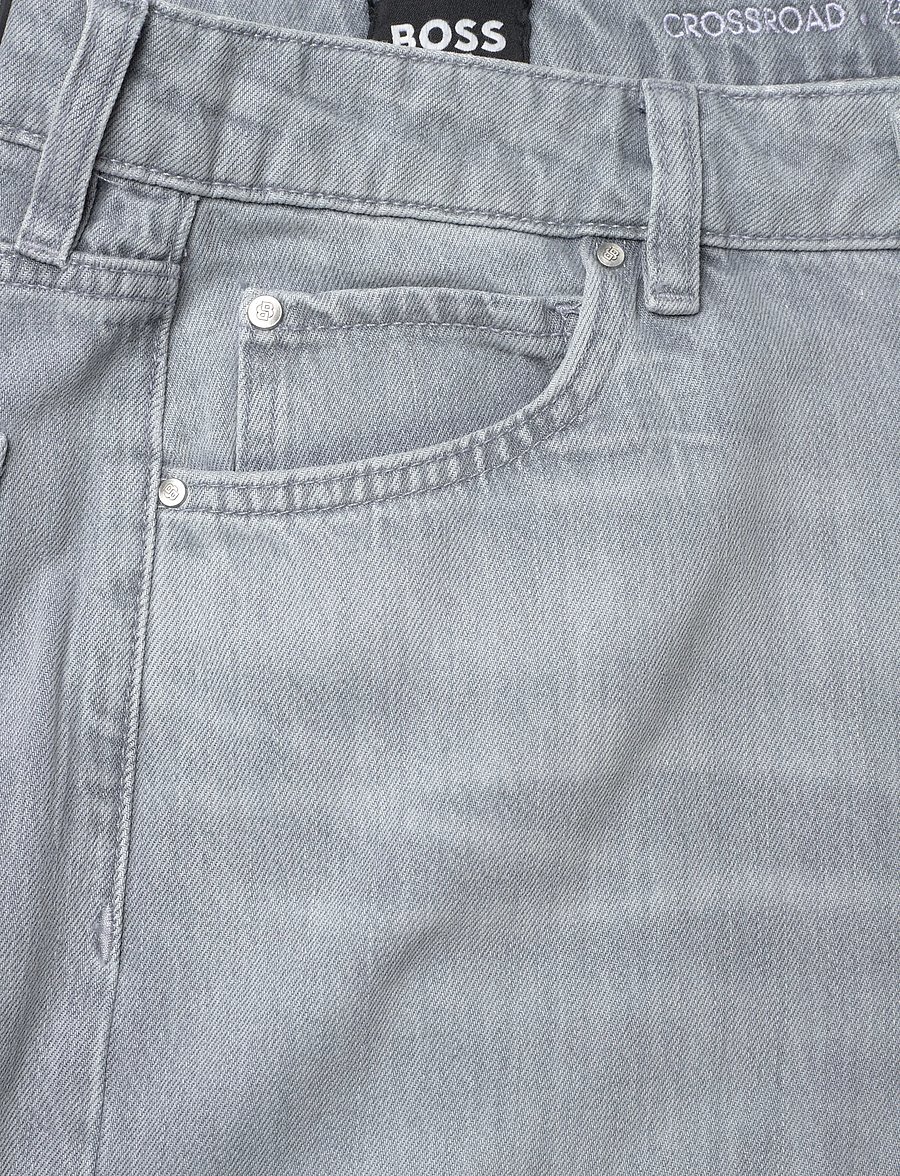 BOSS - CROSSROAD-BF 0.2 - hosen mit weitem bein - dark grey - 2