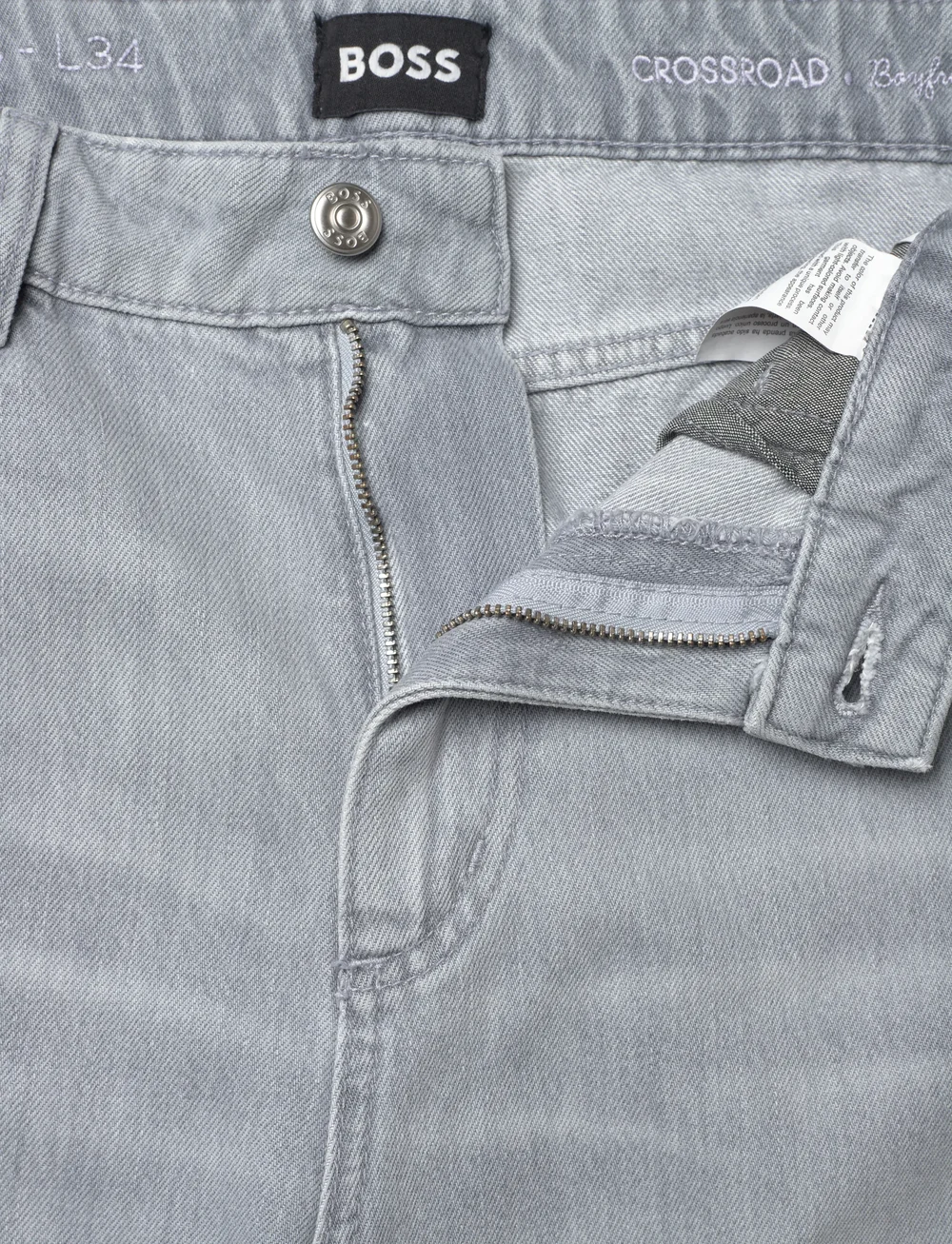 BOSS - CROSSROAD-BF 0.2 - hosen mit weitem bein - dark grey - 3